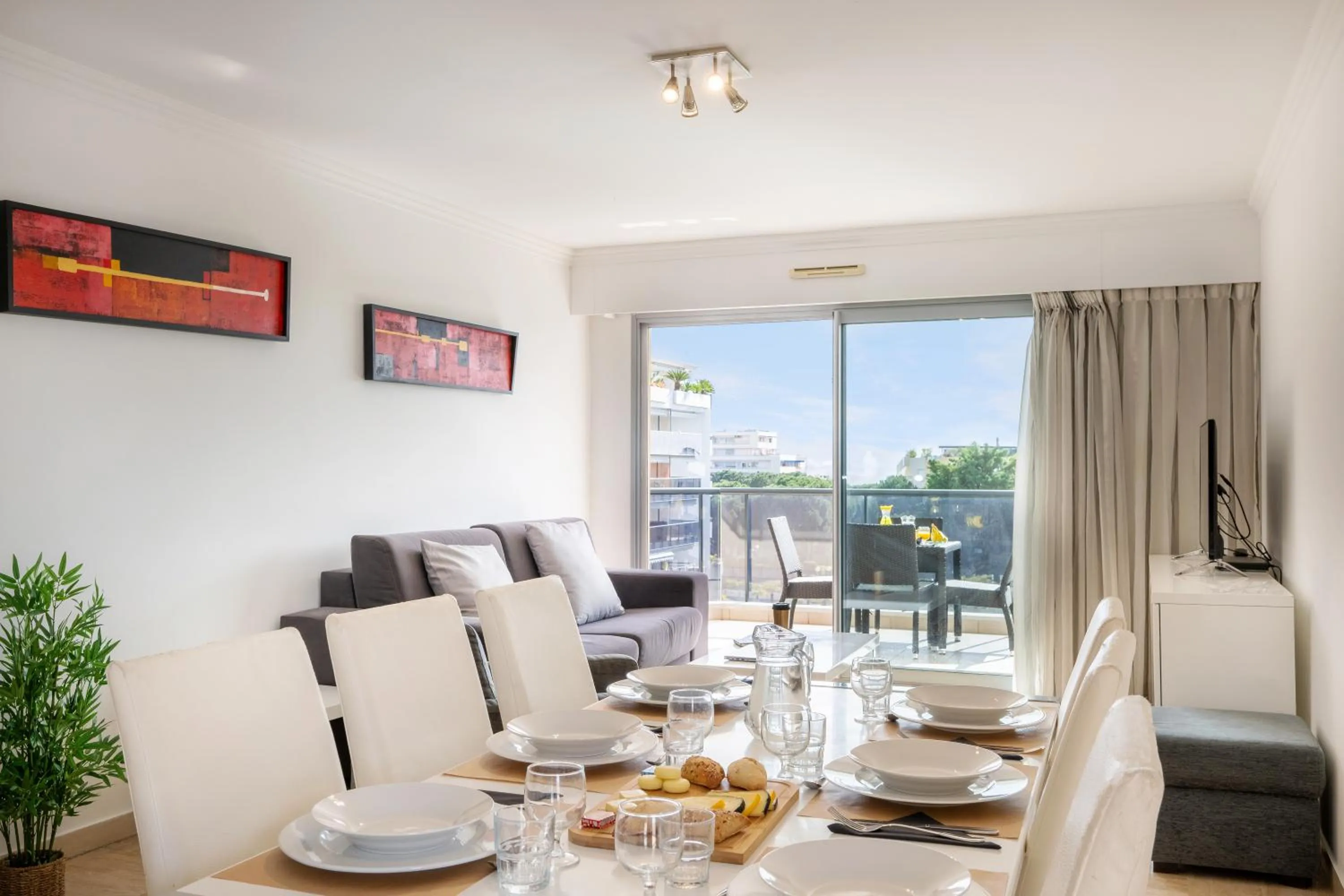 Living room in Nemea Appart Hotel Le Lido Cagnes sur Mer
