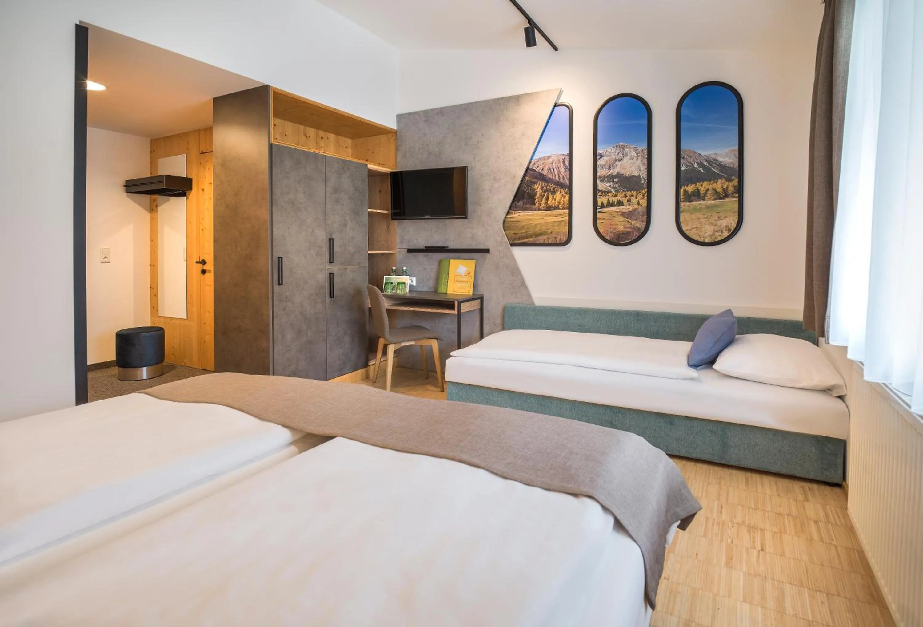 Photo of the whole room, Bed in JUFA Hotel Wipptal