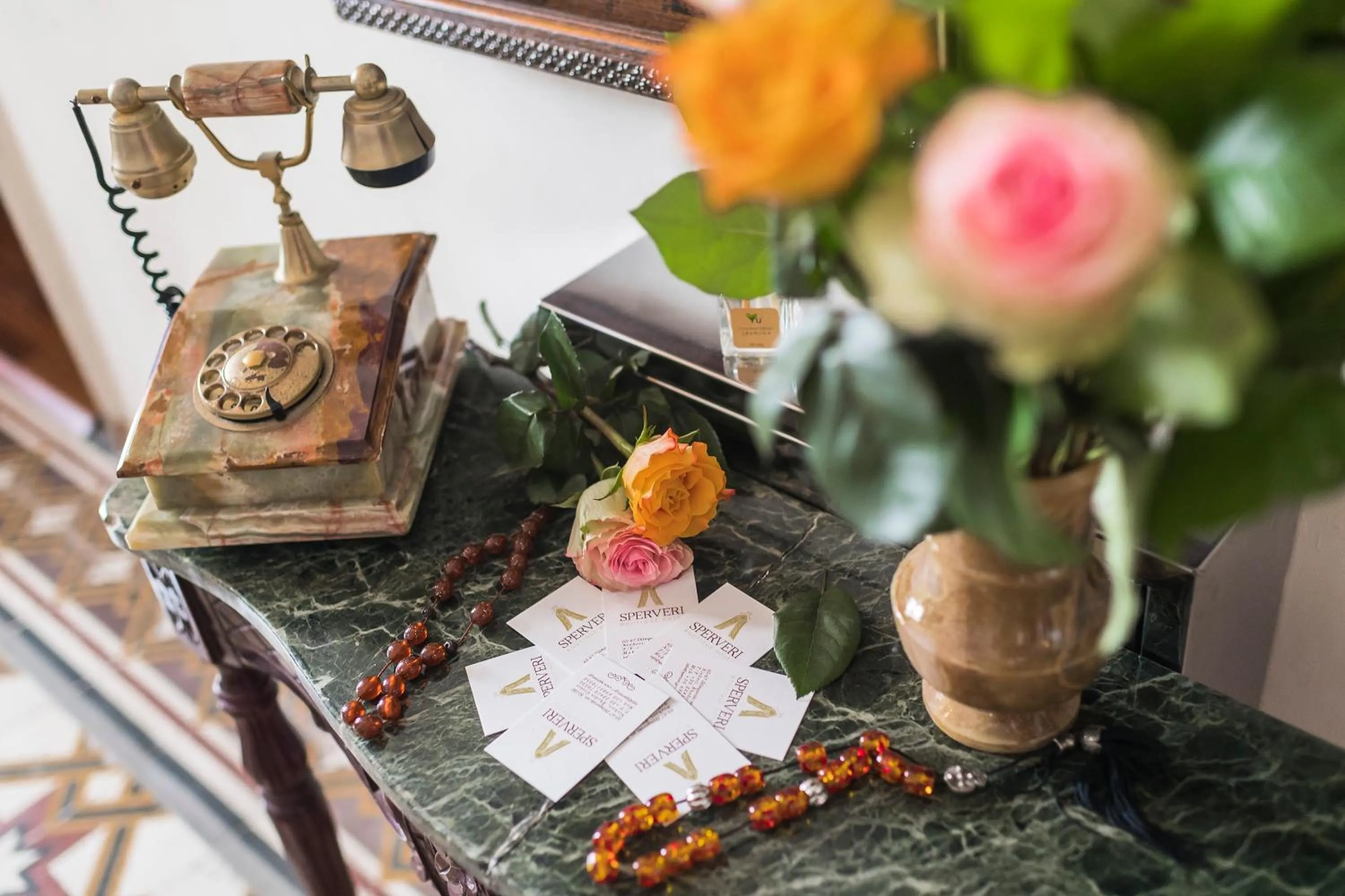 Decorative detail in Sperveri Boutique Hotel