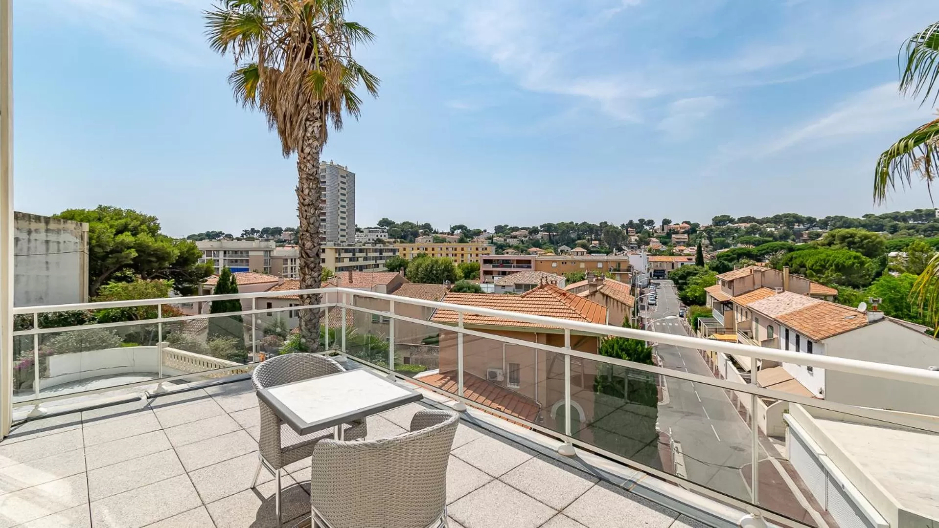 Balcony/Terrace in Vacancéole - Résidence Adriana