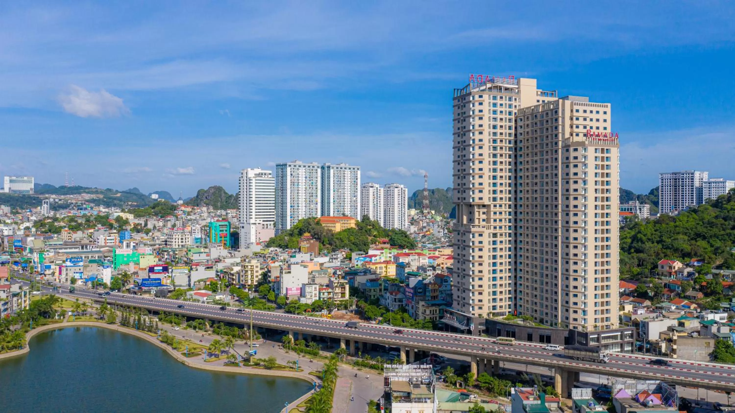 Property building in Ramada Hotel & Suites by Wyndham Halong Bay View