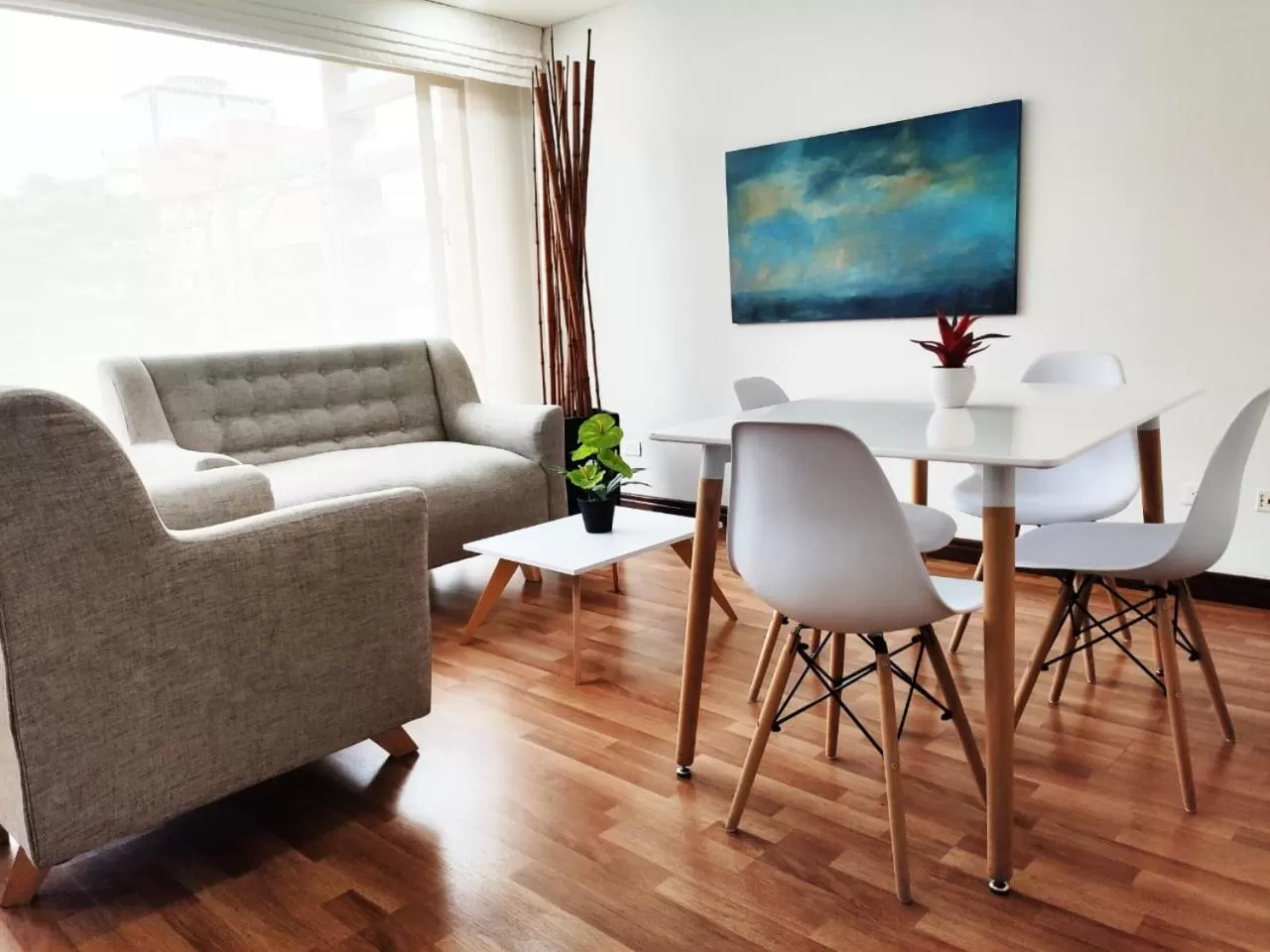 Living room in Cora 96 Street Apartments