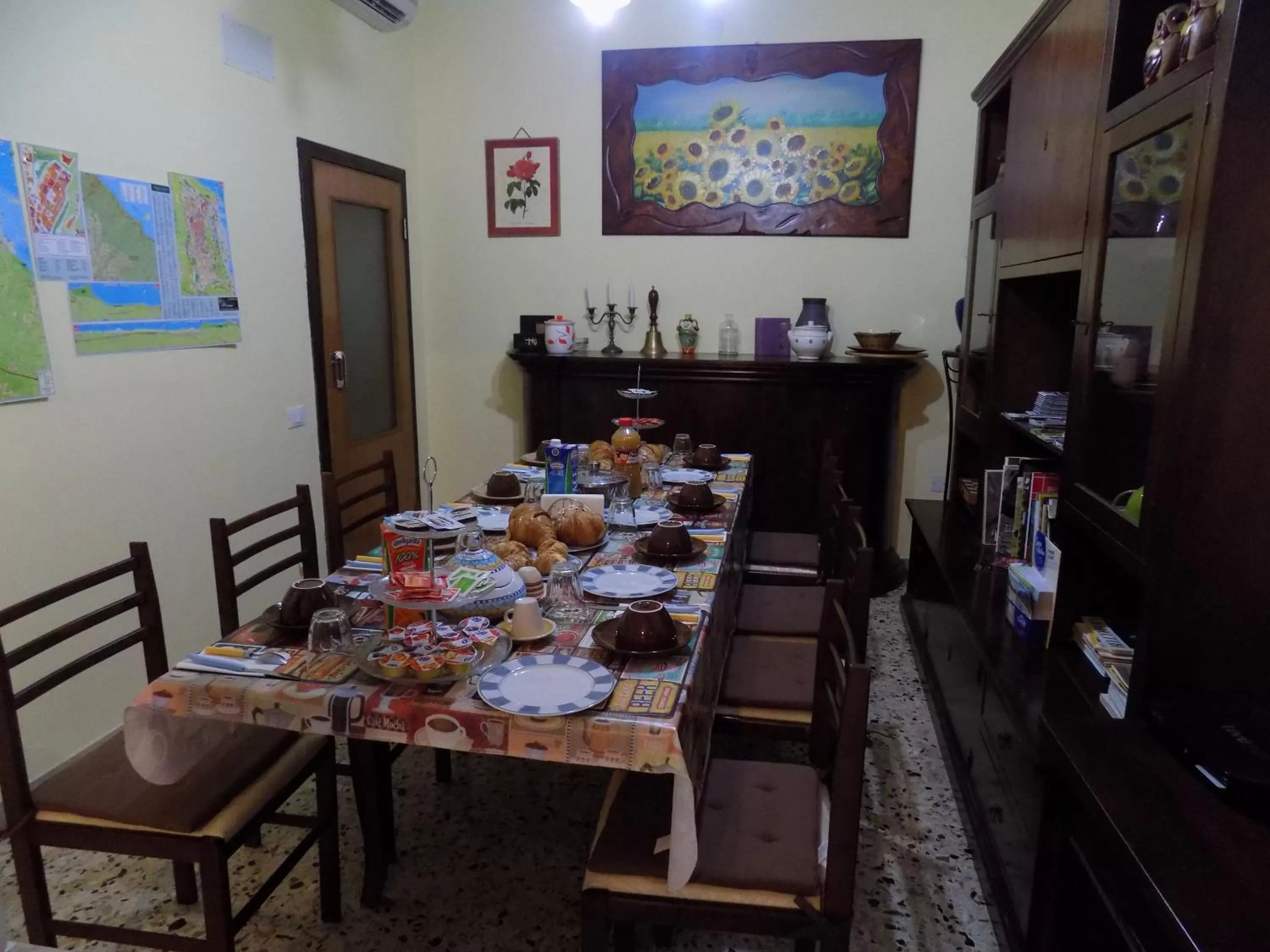 Italian breakfast in B&B Falcone