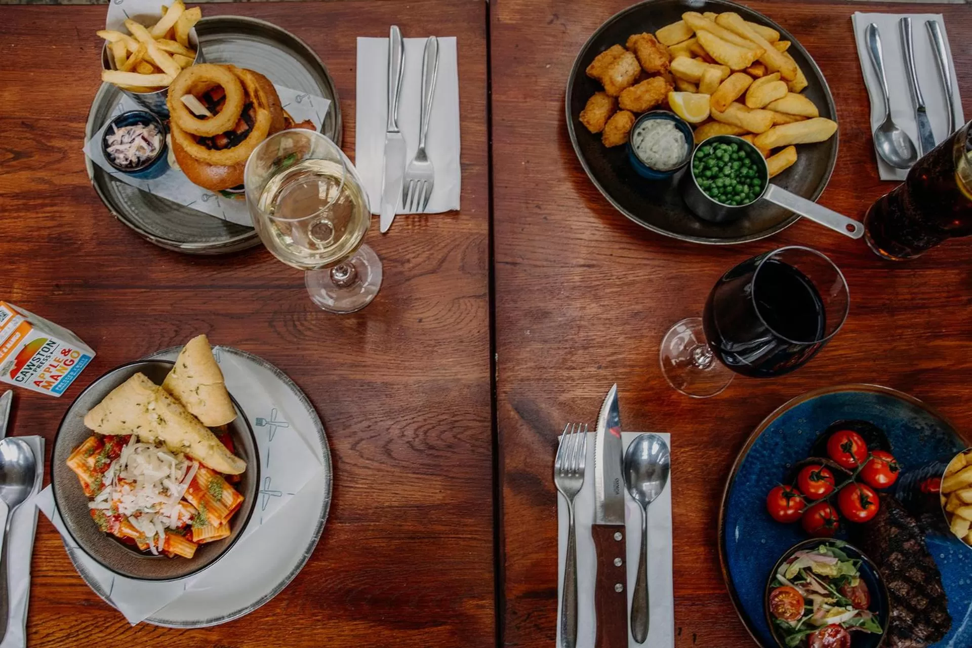 Food close-up in The George Inn