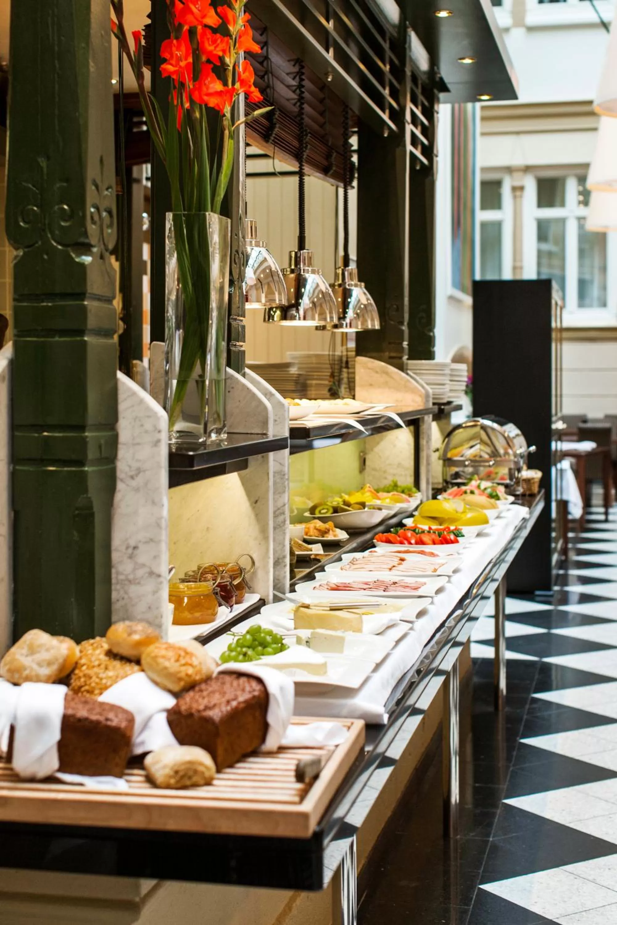 Buffet breakfast in Elite Plaza Hotel