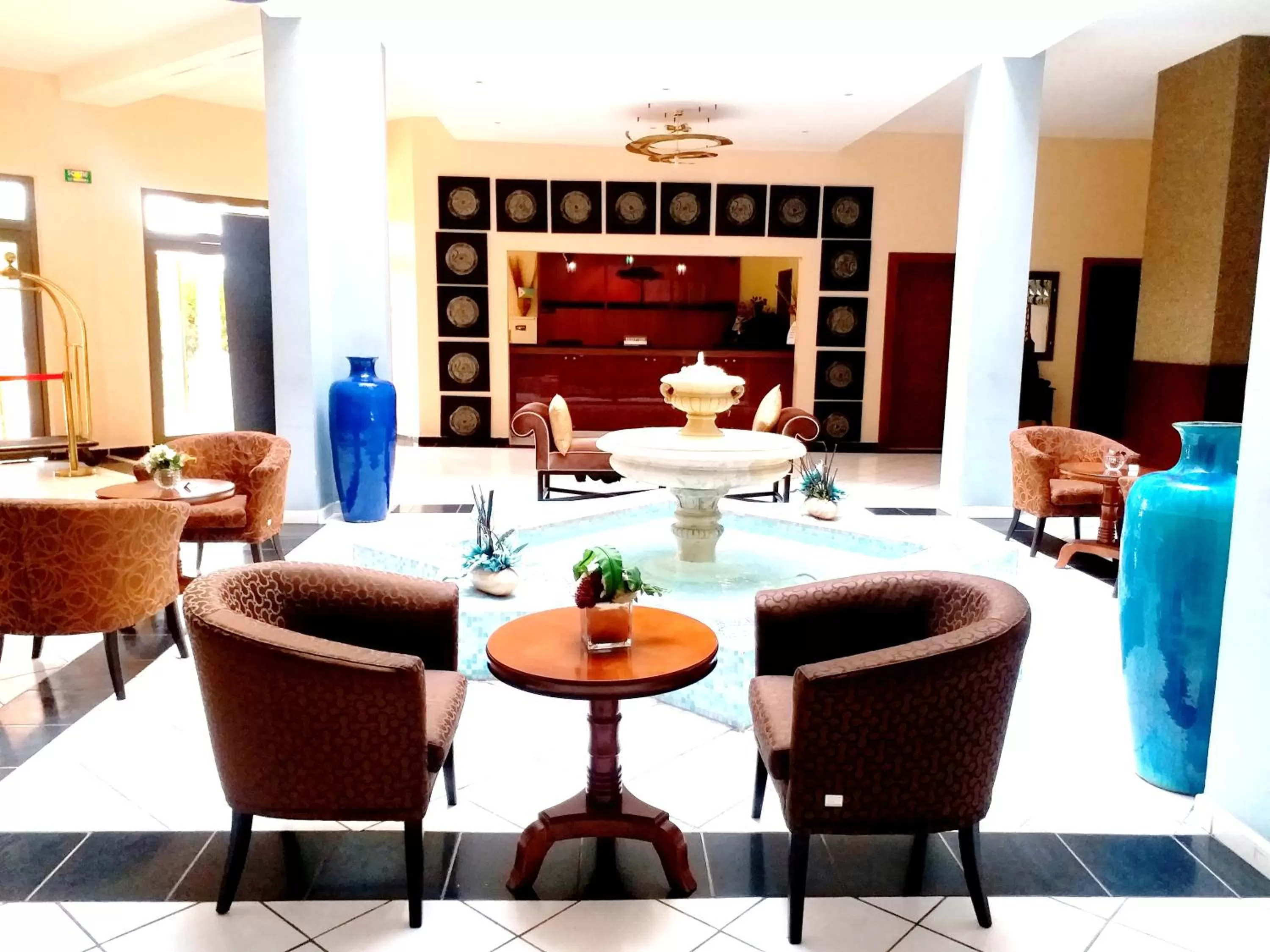 Lobby or reception in Les Acacias Hotel Djibouti