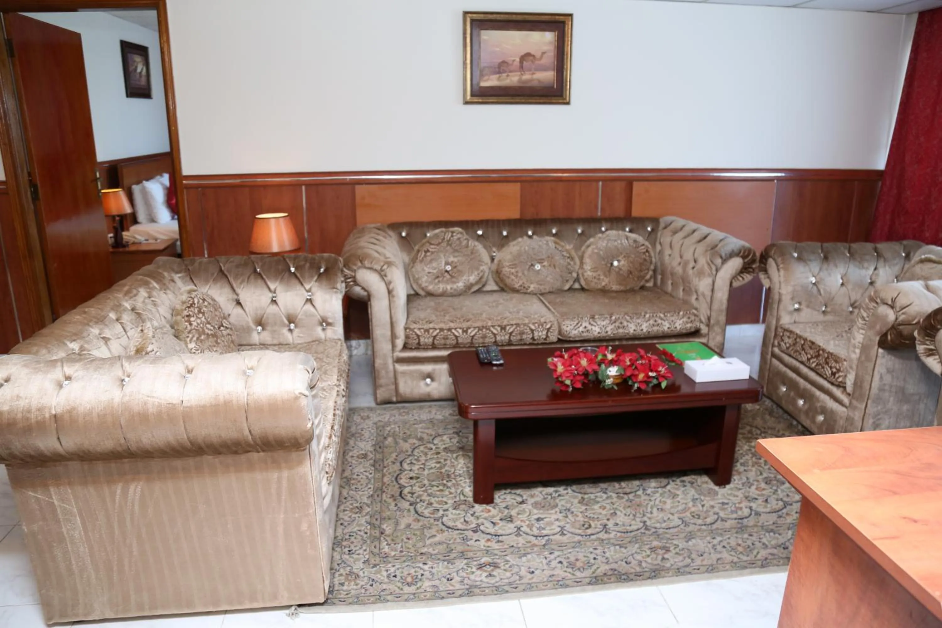 Seating area in Grand Nova Hotel