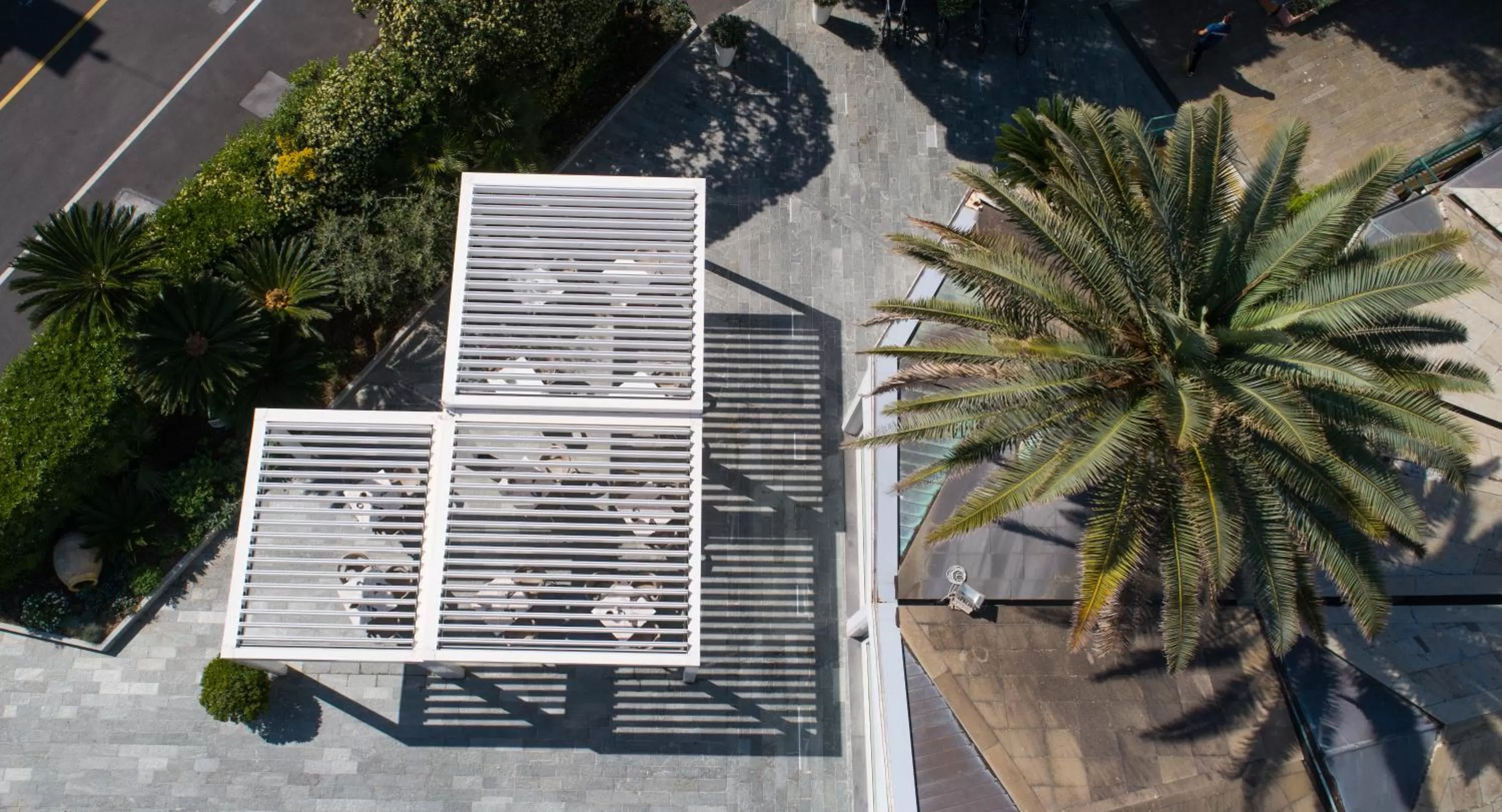 Patio in Best Western Regina Elena