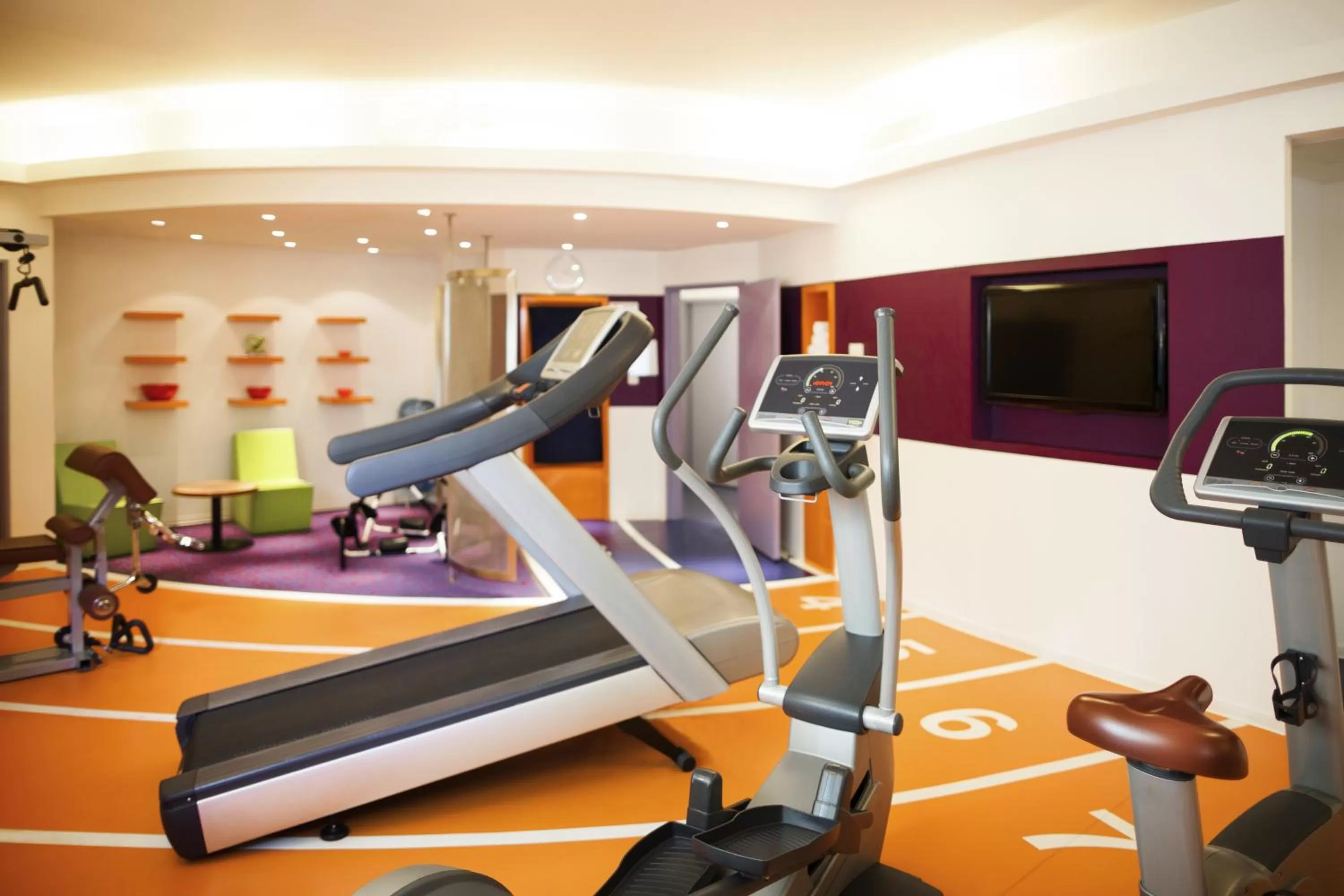 Fitness centre/facilities in Novotel Belfort Centre Atria