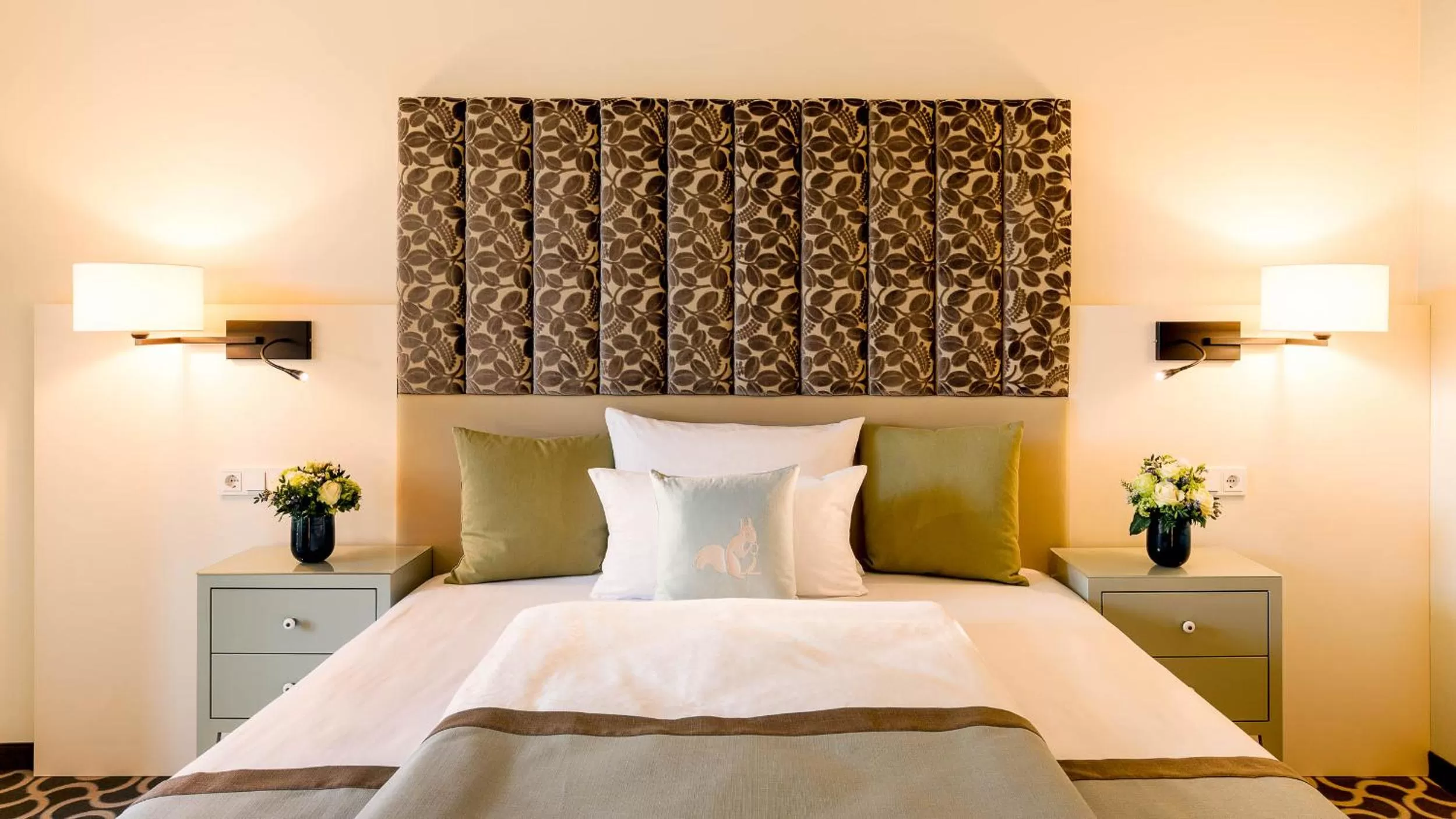 Bed in Parkhotel Rothof