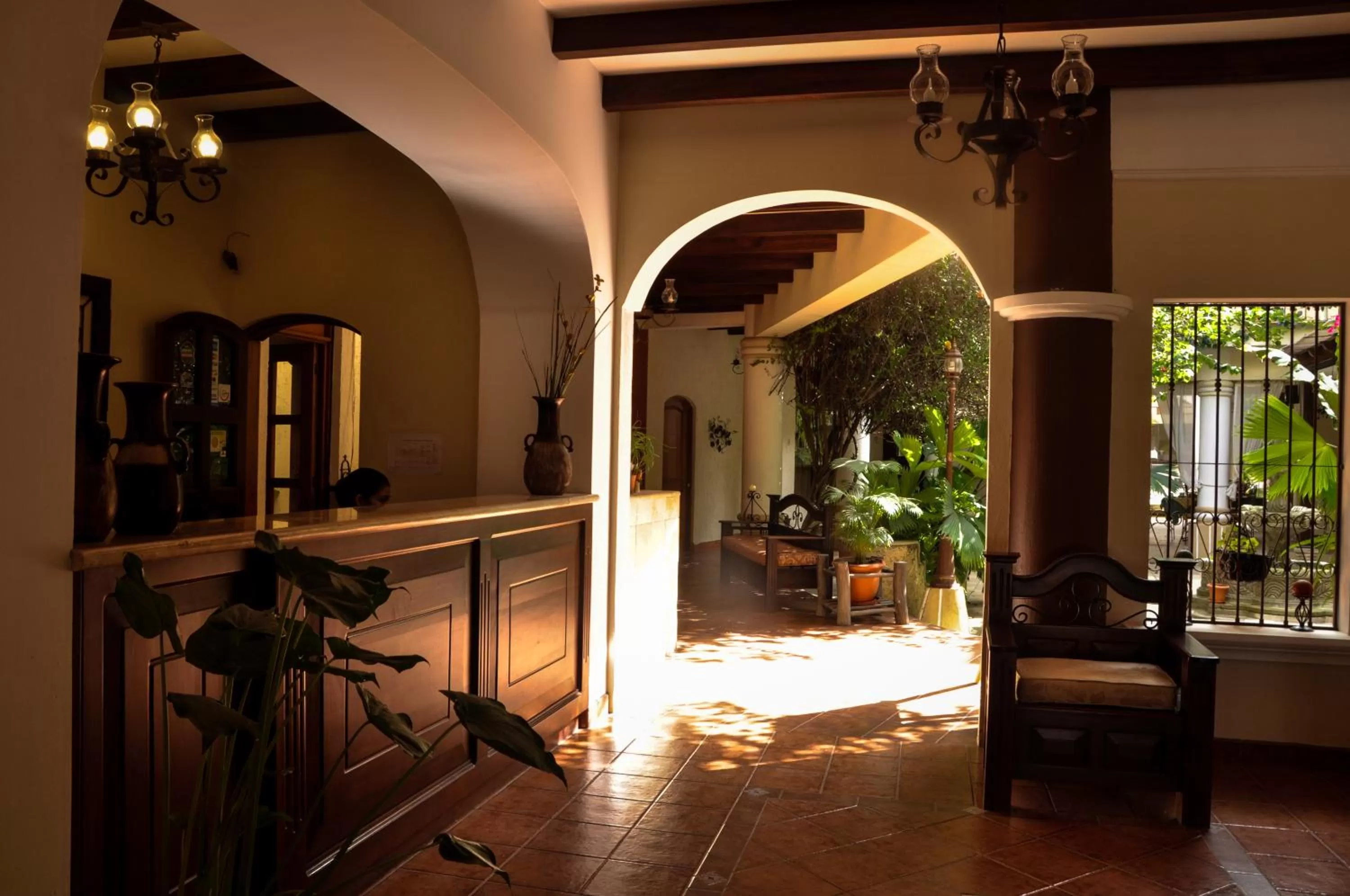 Lobby or reception in Hotel Quinta Maya