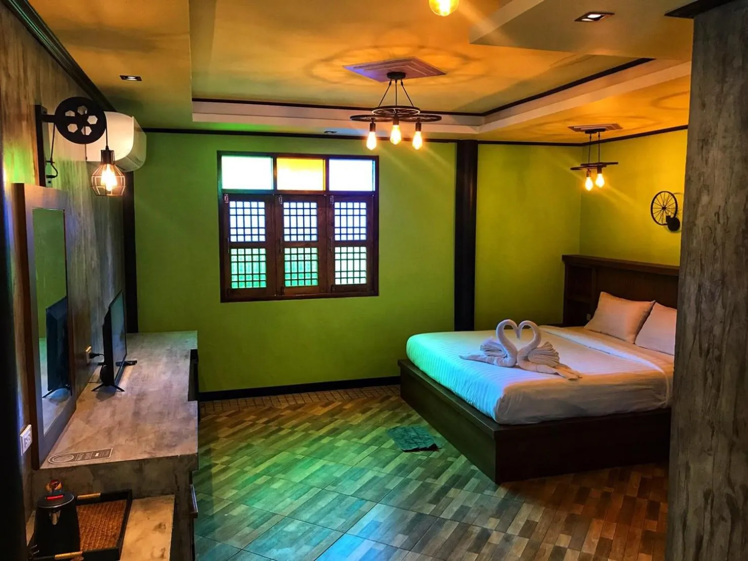 Bed in Mangrove House Lanta Old Town