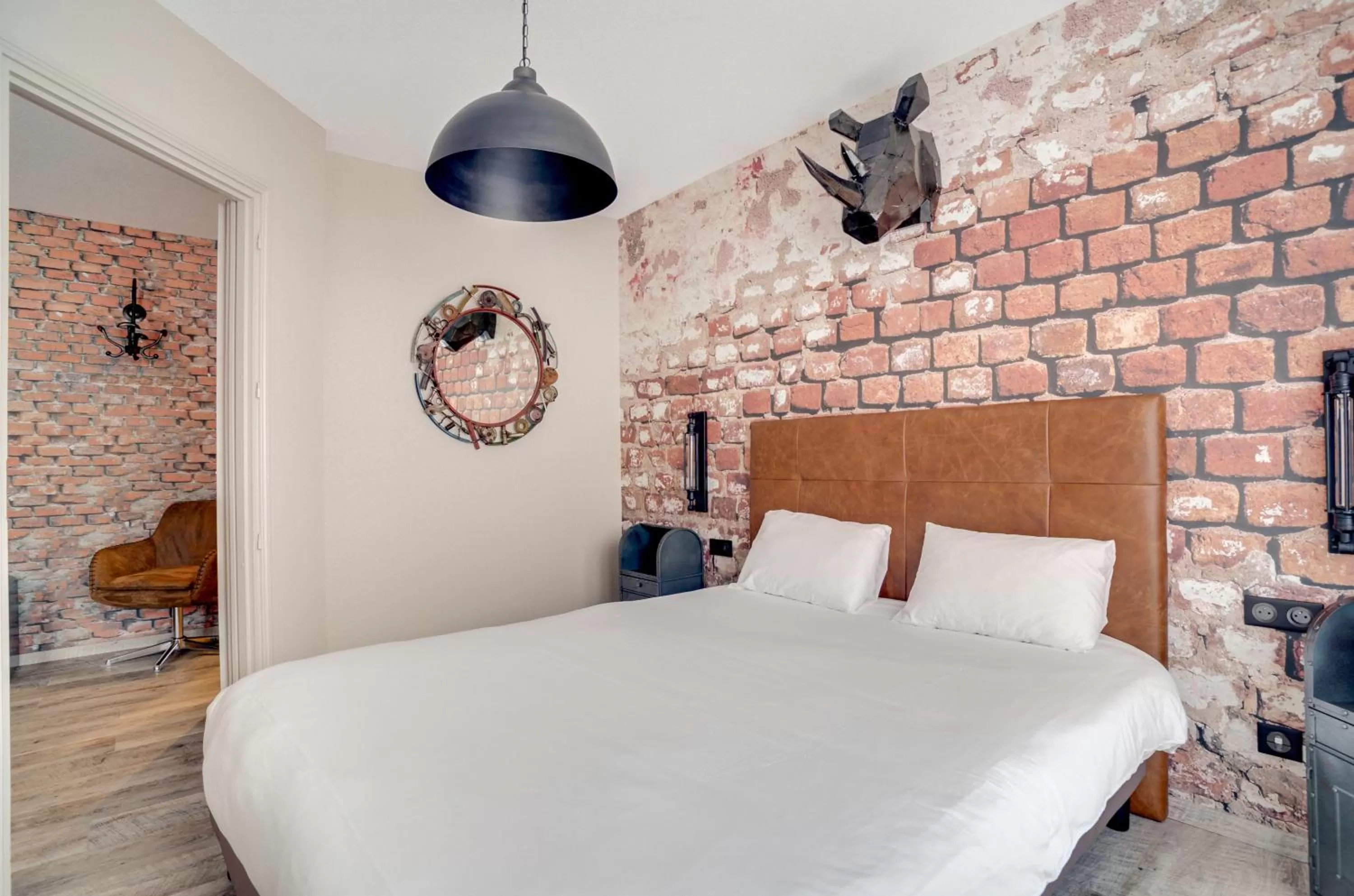 Bedroom in La Maison Hôtel Mulhouse Centre