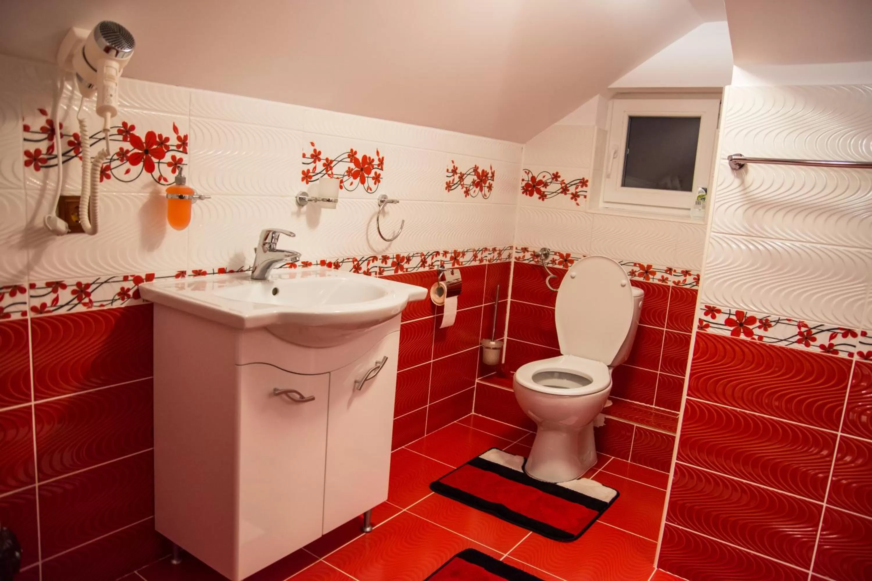 Toilet in Pensiunea SilvAnka