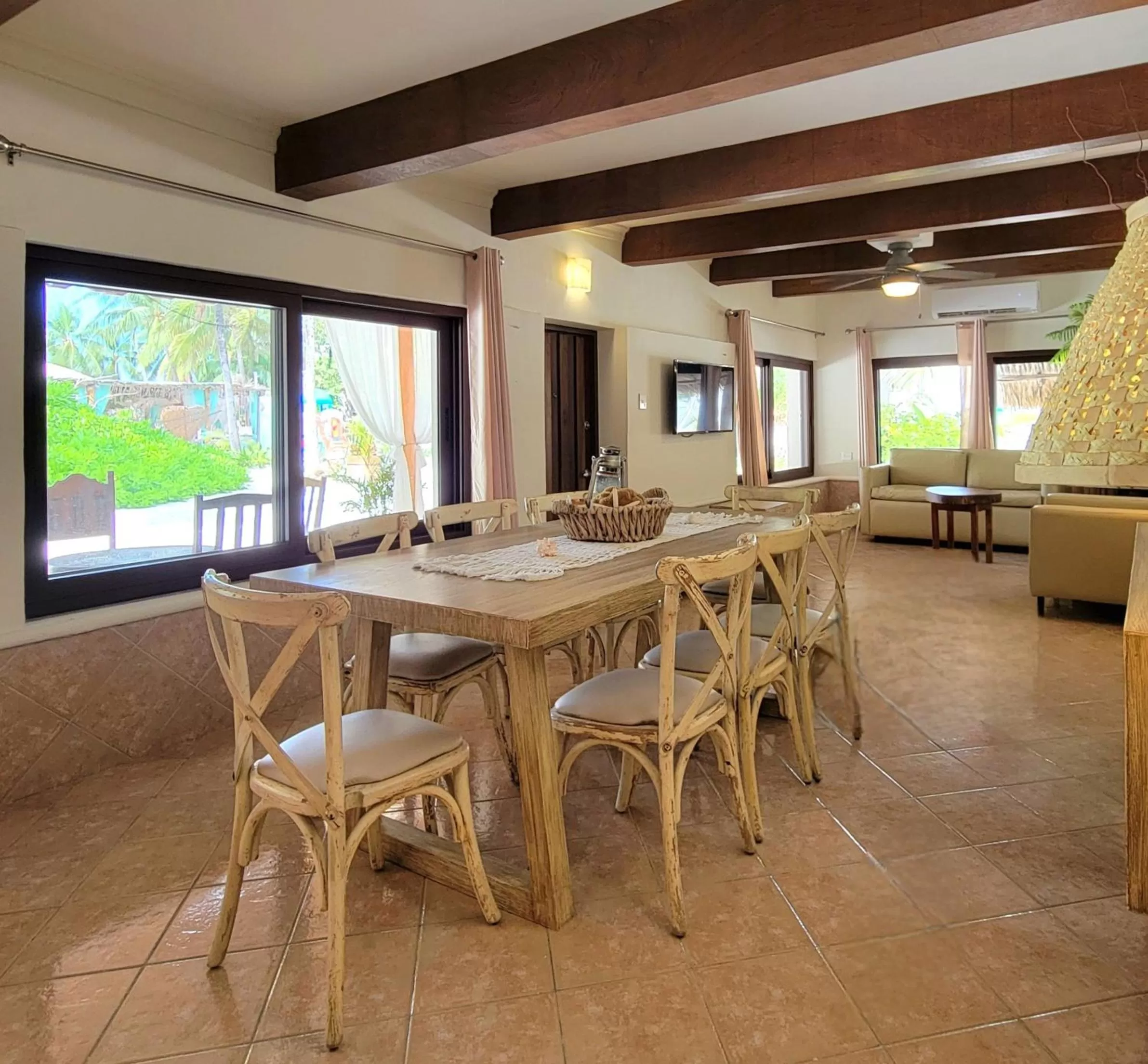 Living room in Hotel Cabanas Maria Del Mar