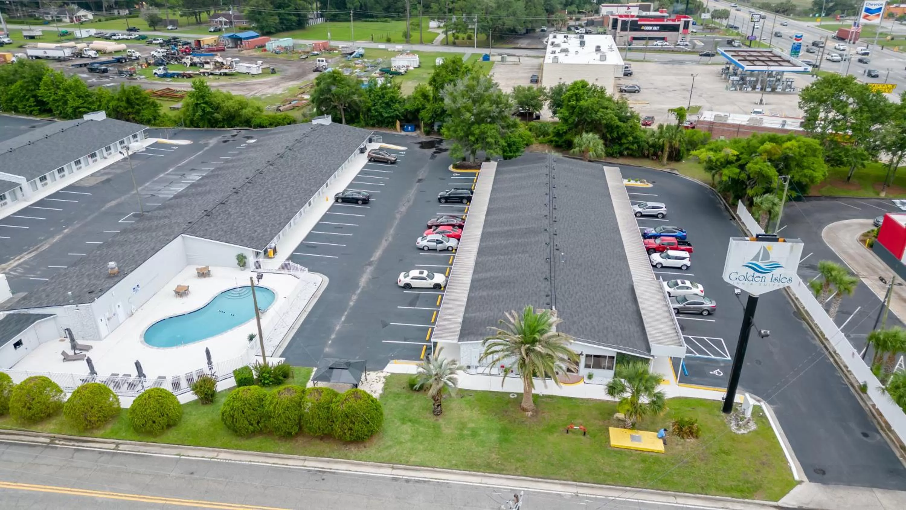 Property building, Bird's-eye View in Oneway Brunswick