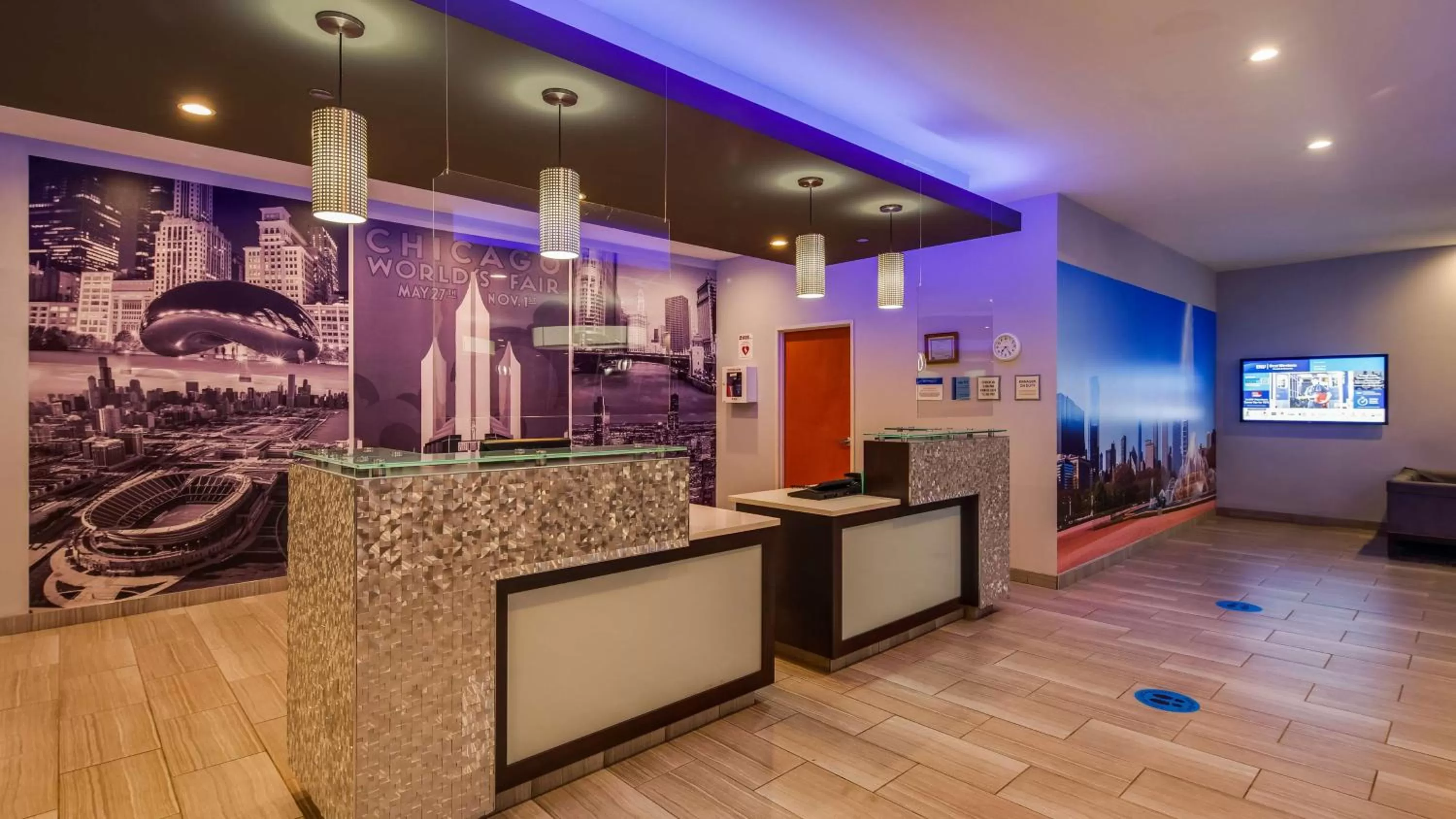 Lobby or reception, Lobby/Reception in Best Western Plus Hyde Park Chicago Hotel