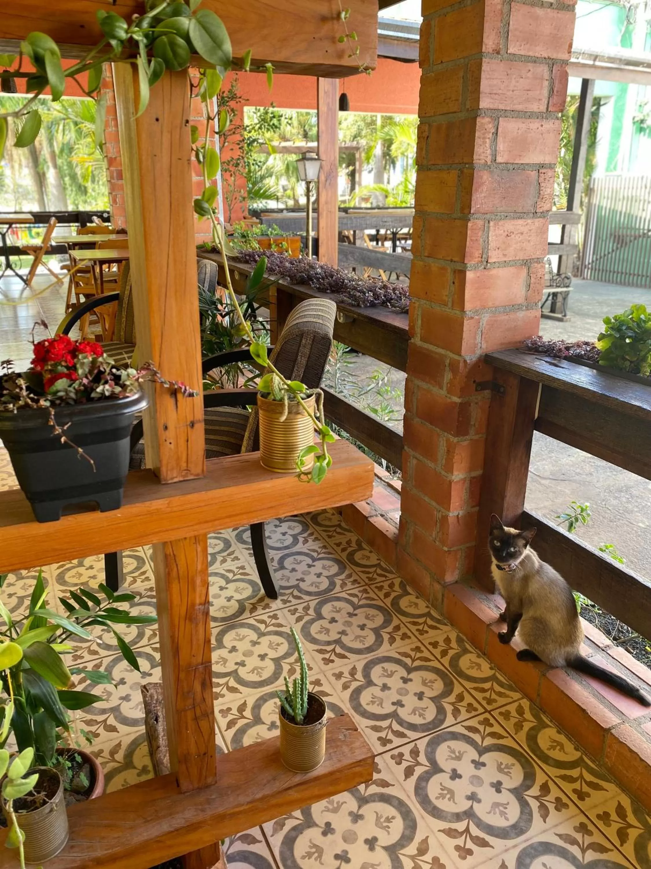 Patio in Queiroz Palace Hotel