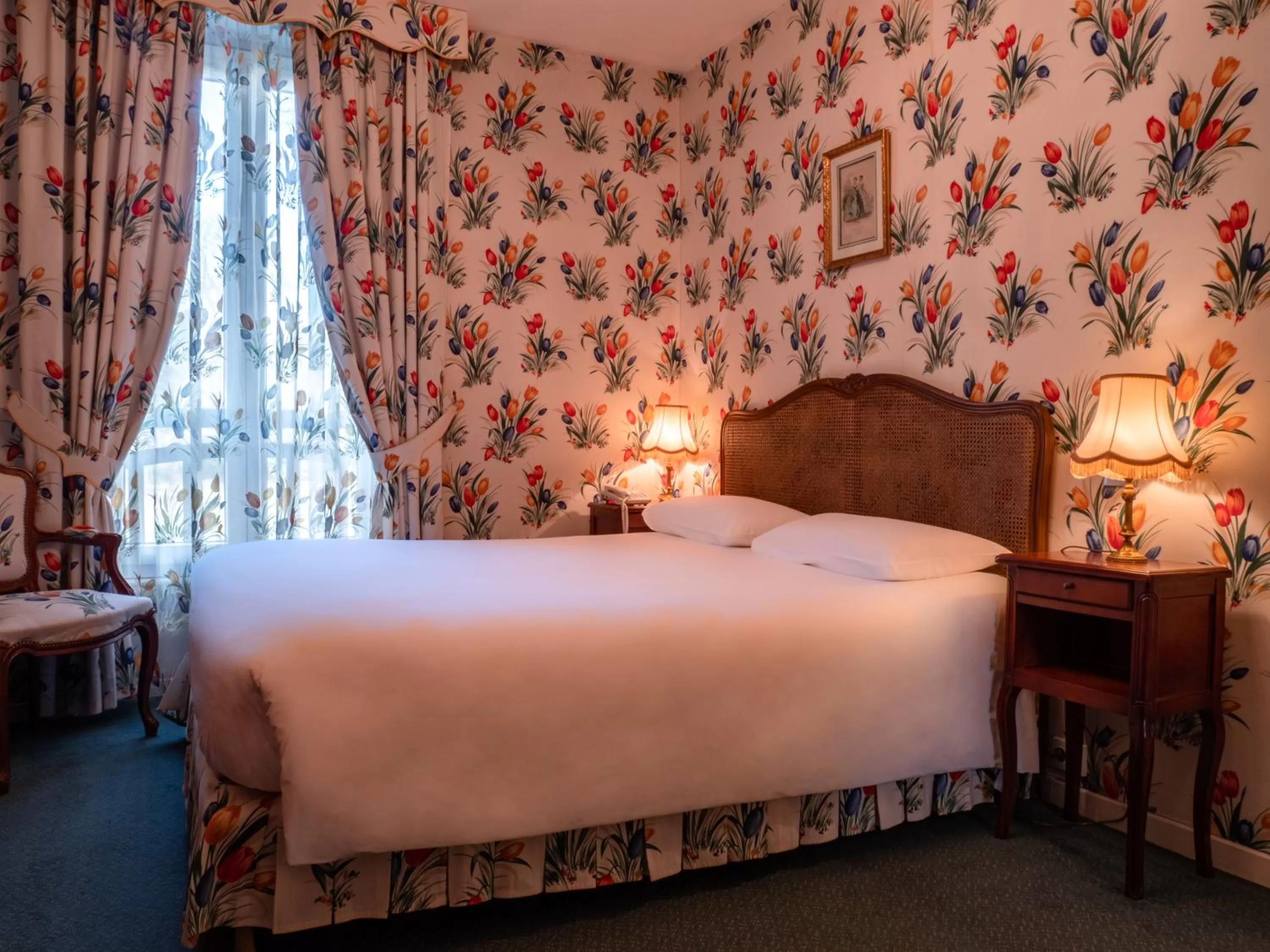 Bedroom, Bed in Château Des Bondons EI