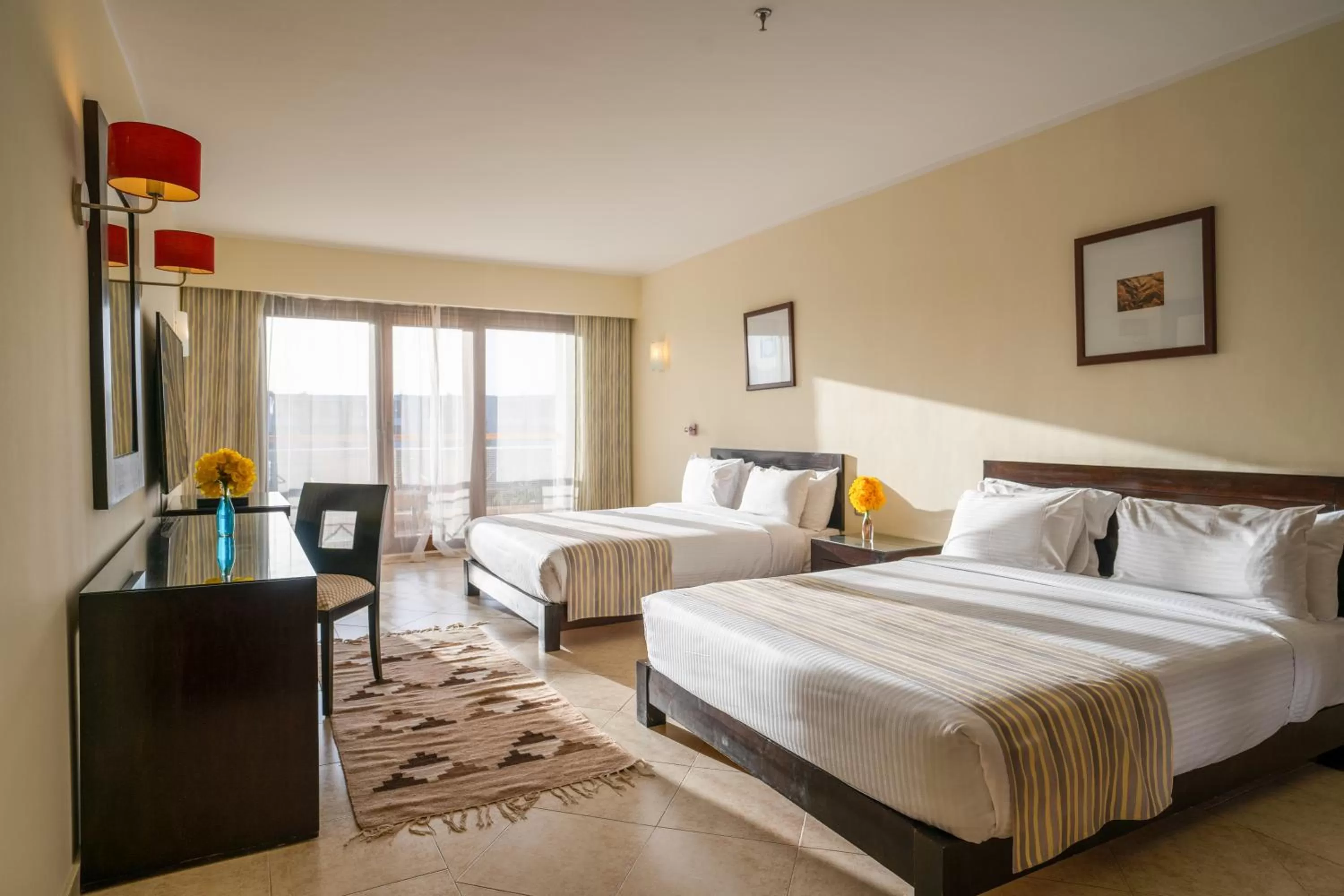 Bedroom, Bed in Fort Arabesque Resort, Spa & Villas