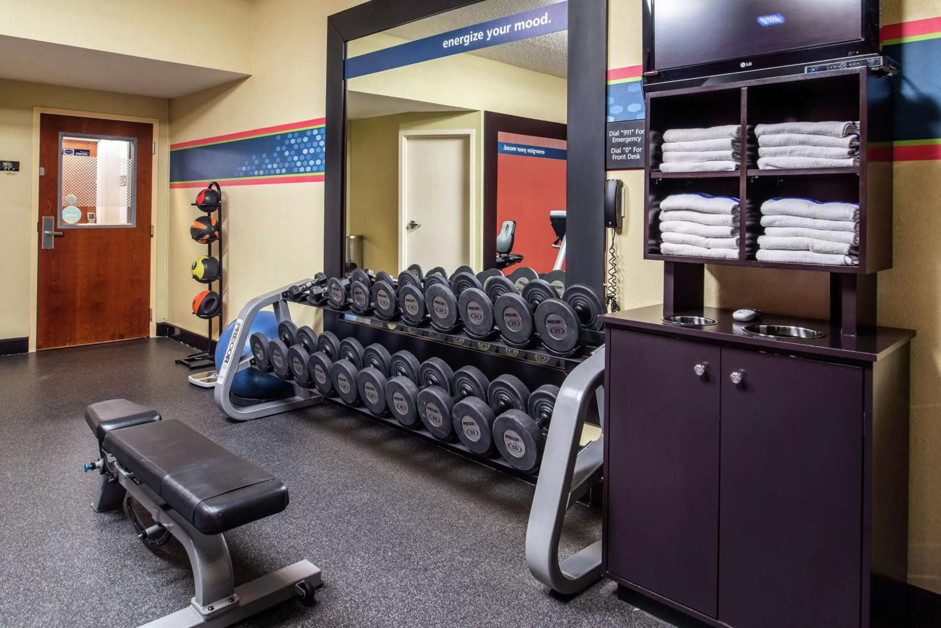 Fitness centre/facilities in Hampton Inn Albuquerque - University/Midtown
