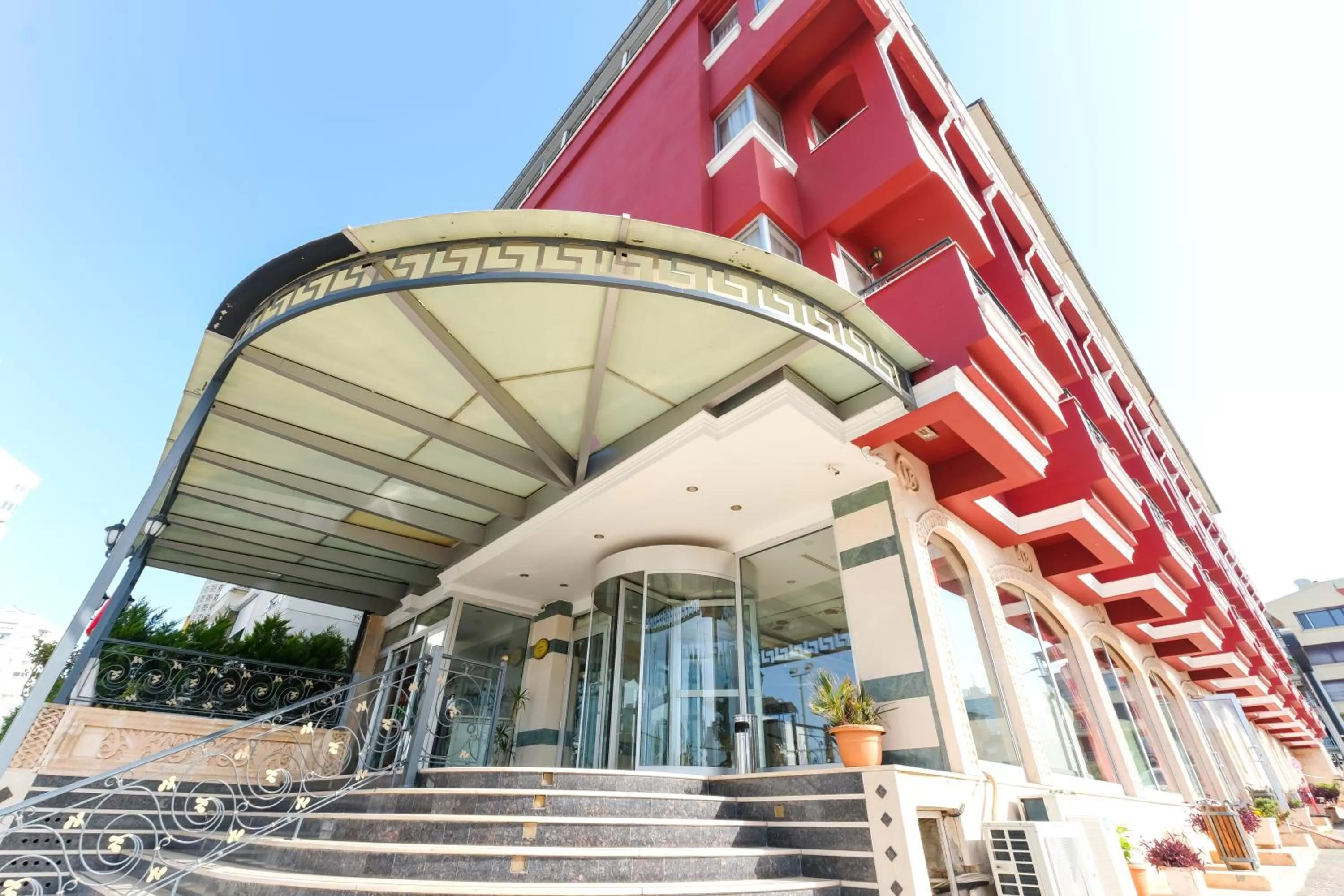Facade/entrance in Bilem Hotel Beach & Spa