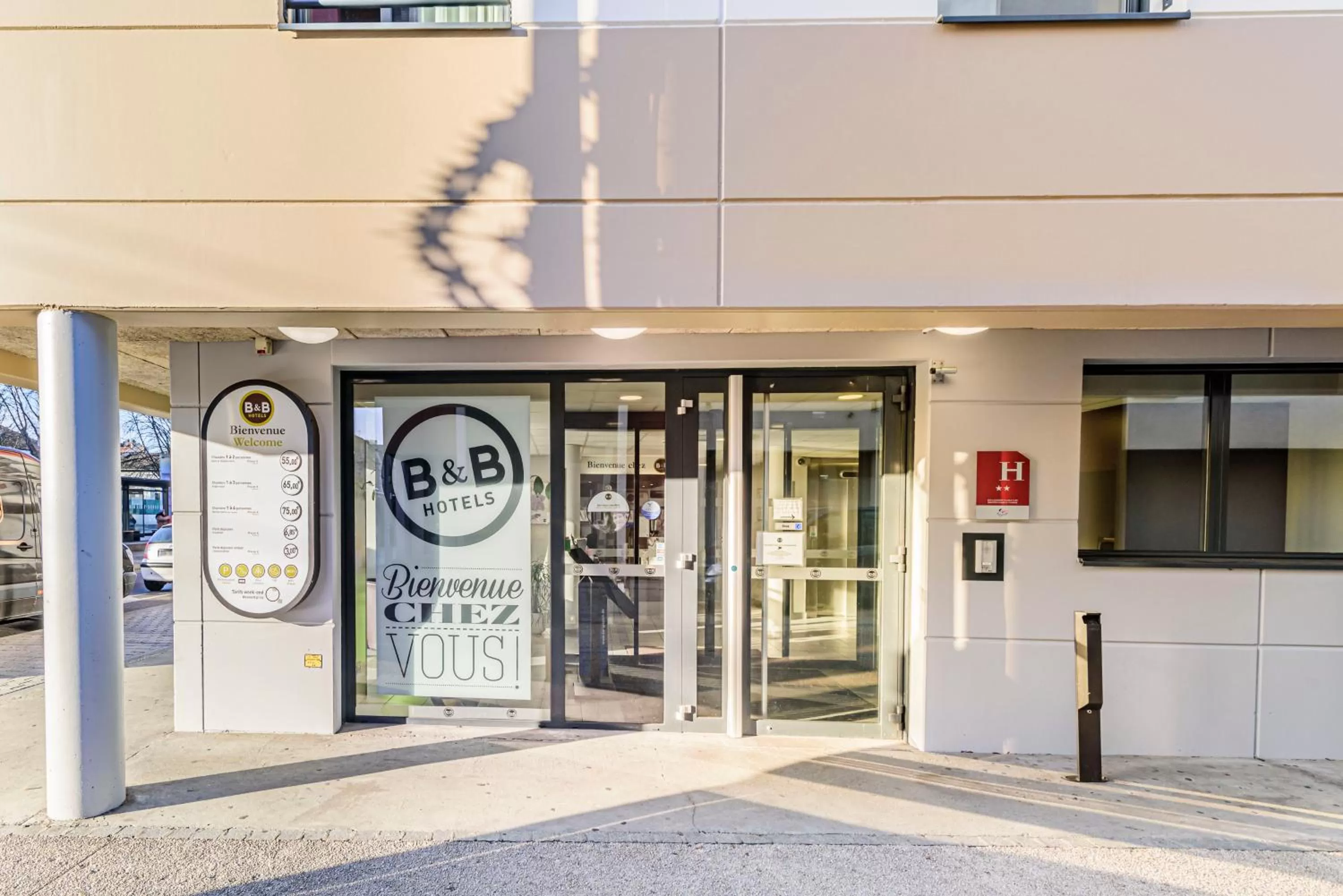 Facade/entrance in B&B HOTEL Mulhouse Centre