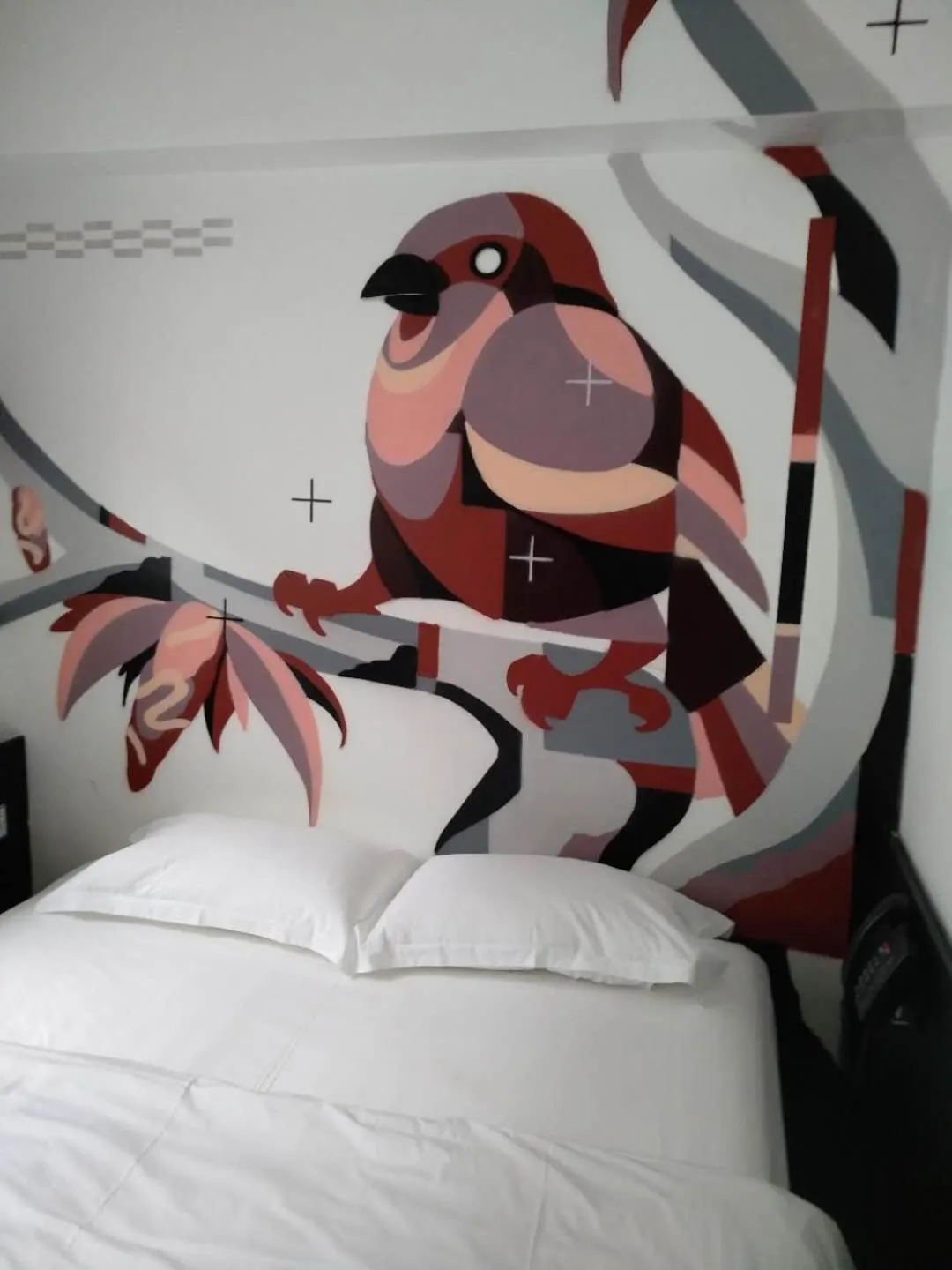 Pool view, Bed in Hi Hotel