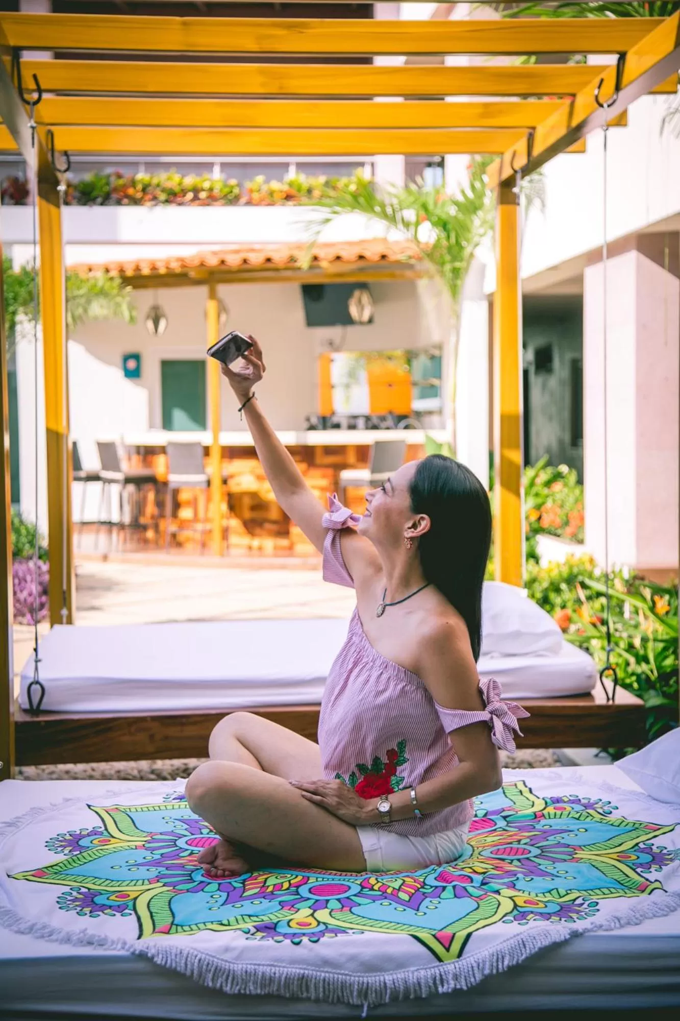 Patio in Luxury Hotel Inn