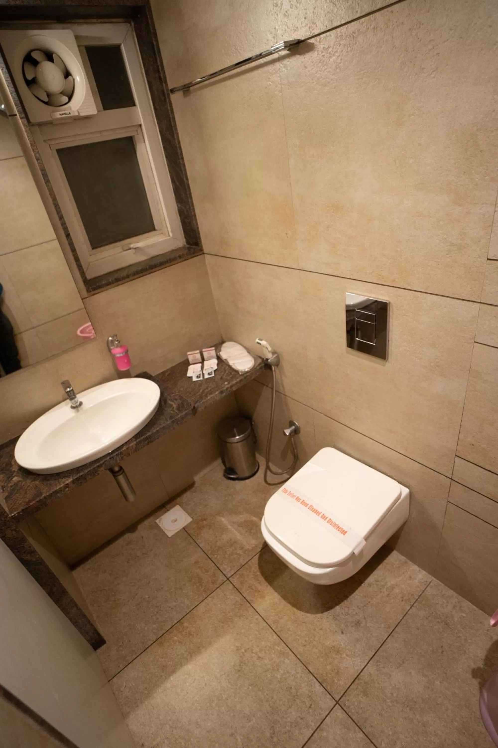 Toilet in Hotel SRI SRI EXECUTIVE KOLHAPUR NEAR MAHALAXMI TEMPLE