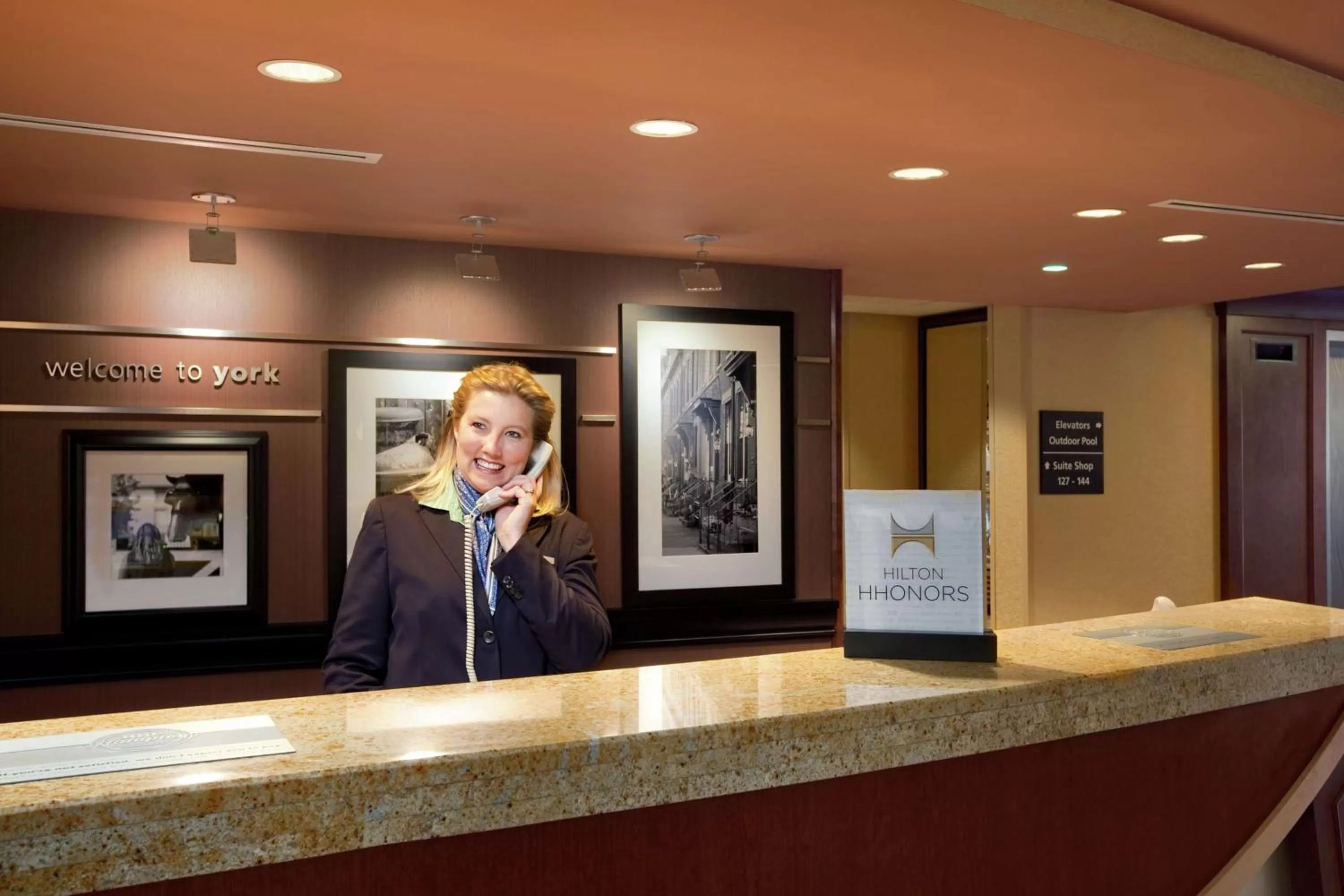 Lobby or reception in Hampton Inn - York