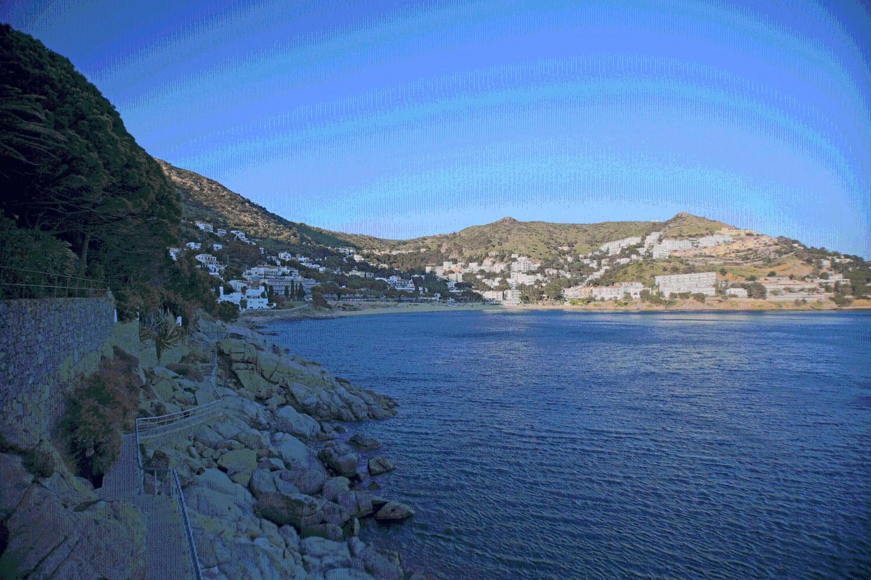 Natural landscape in Canyelles Platja