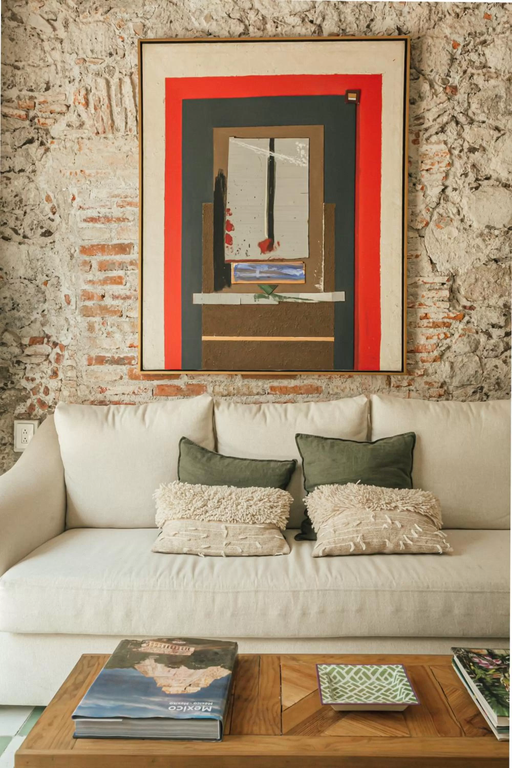 Living room in Orchid House San Miguel de Allende