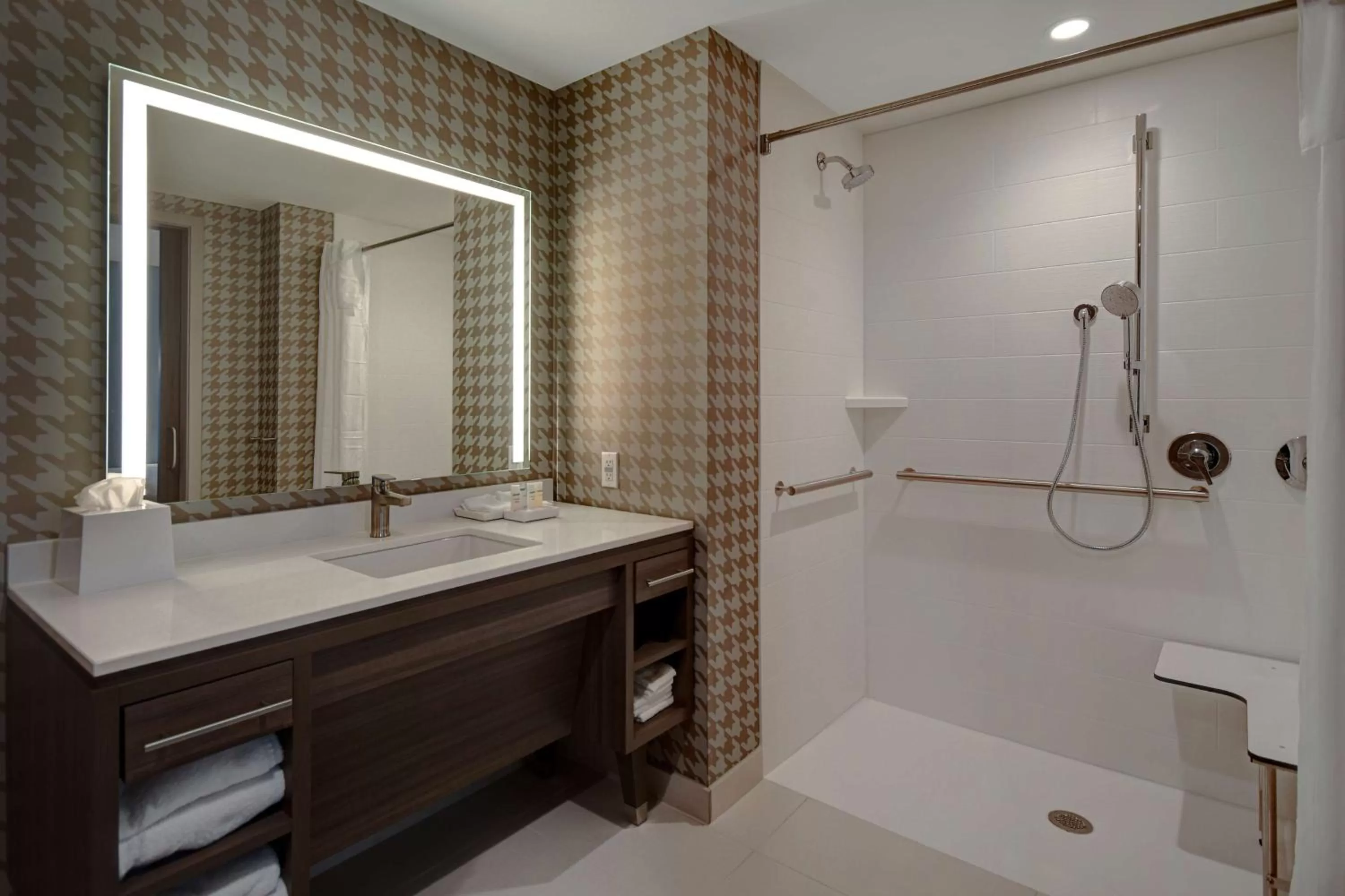 Bathroom in Home2 Suites by Hilton Troy