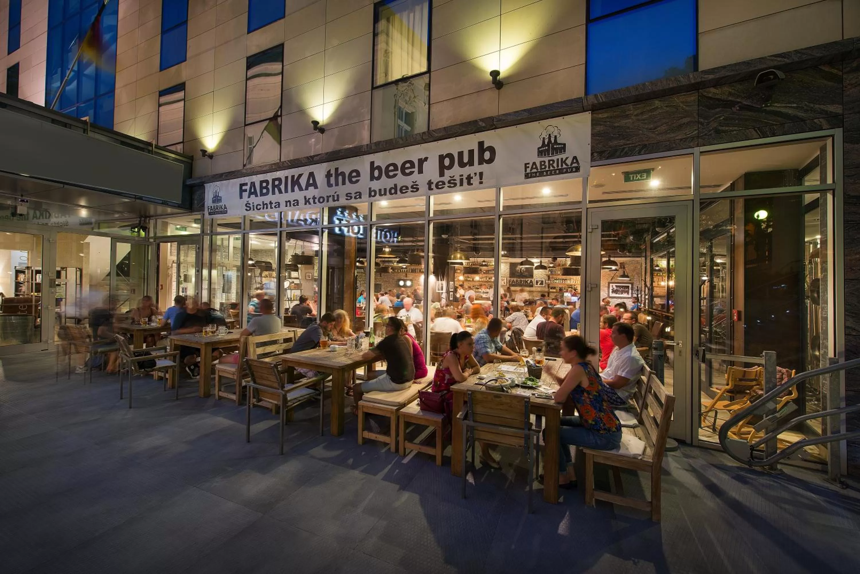 Patio in LOFT Hotel Bratislava