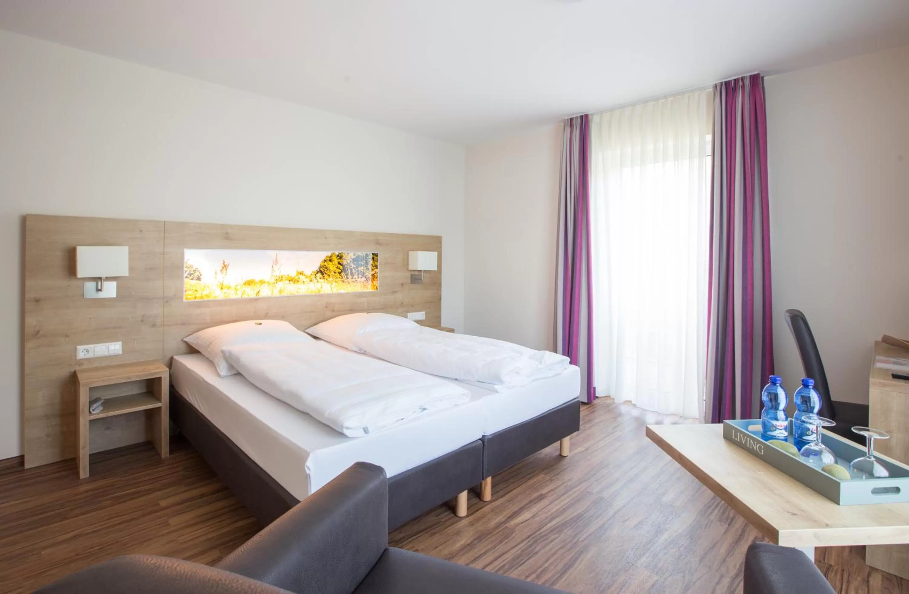 Bed in Sonnenhalde Landgasthof Bieg