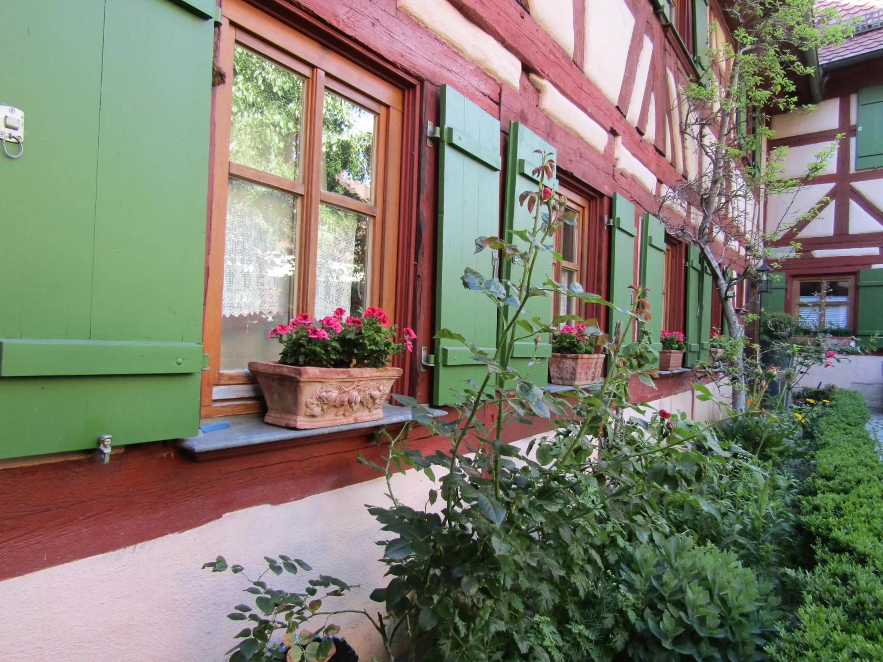 Garden in Hotel und Gasthof Ritter St. Georg