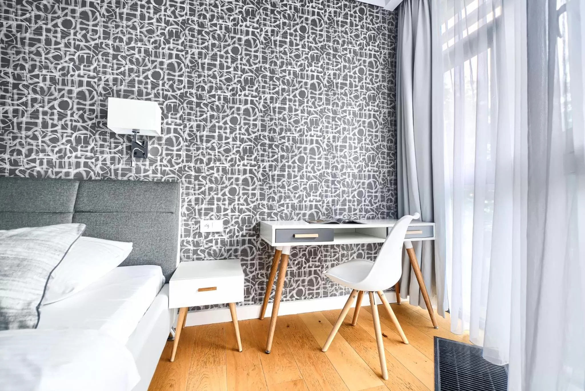 Bed, Seating Area in Dune Resort Mielno - A