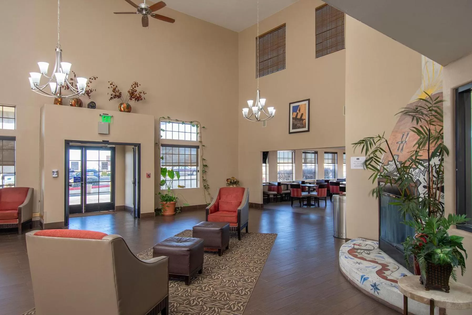 Lobby or reception in Comfort Inn Santa Fe South