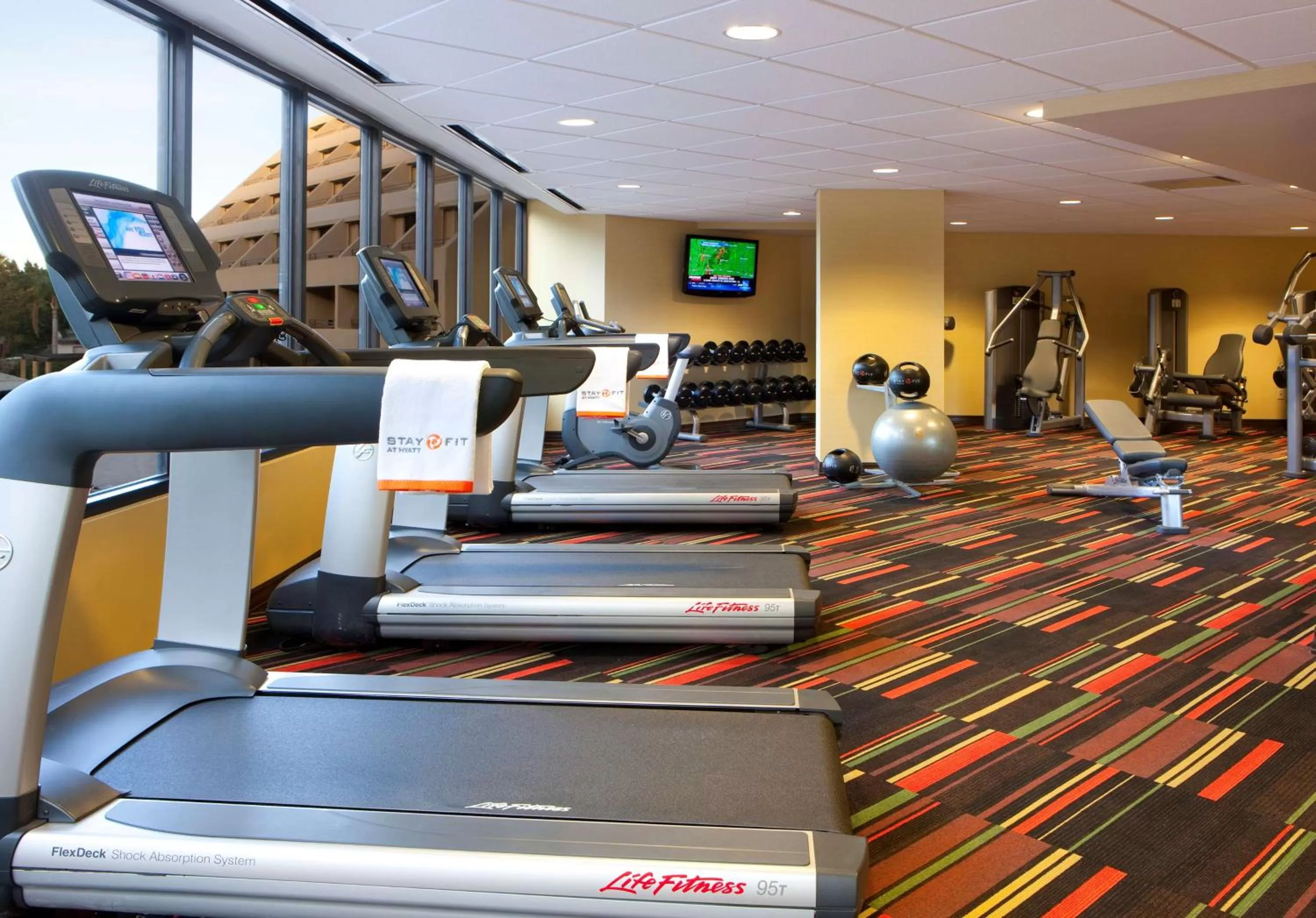 Fitness centre/facilities in Hyatt Palm Springs