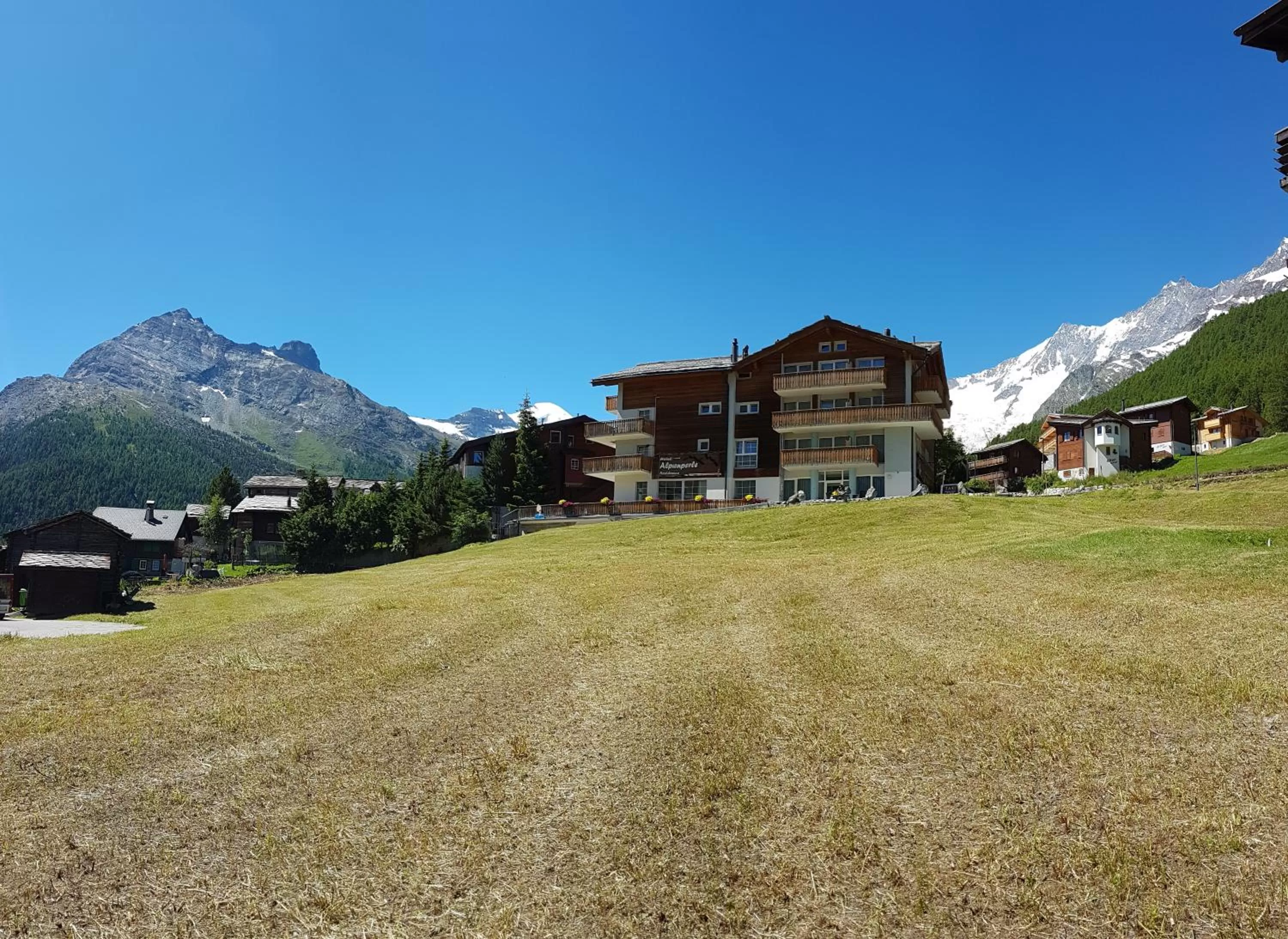 Facade/entrance, Garden in Hotel Alpenperle