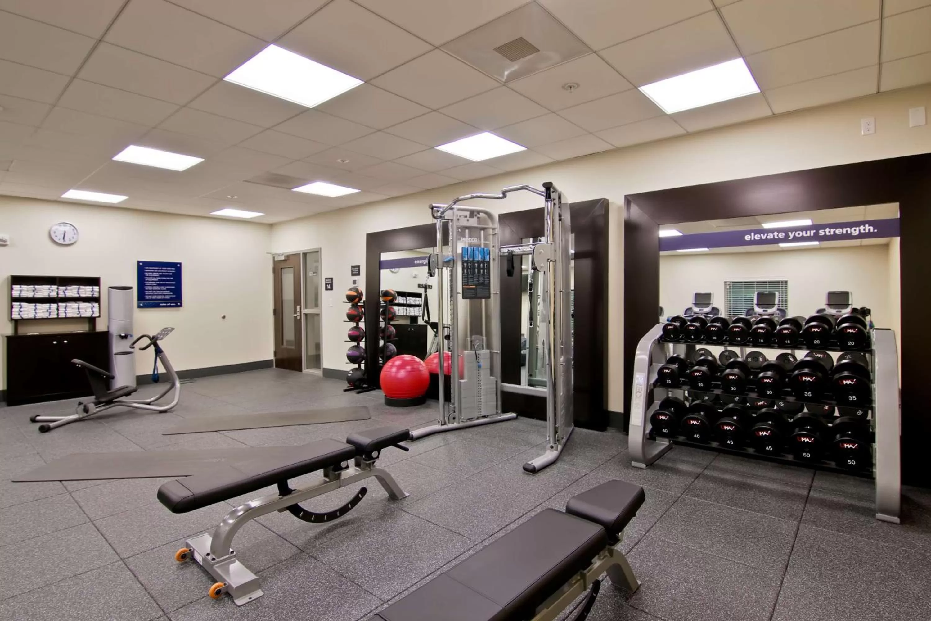 Fitness centre/facilities in Hampton Inn & Suites Bellevue Downtown/Seattle