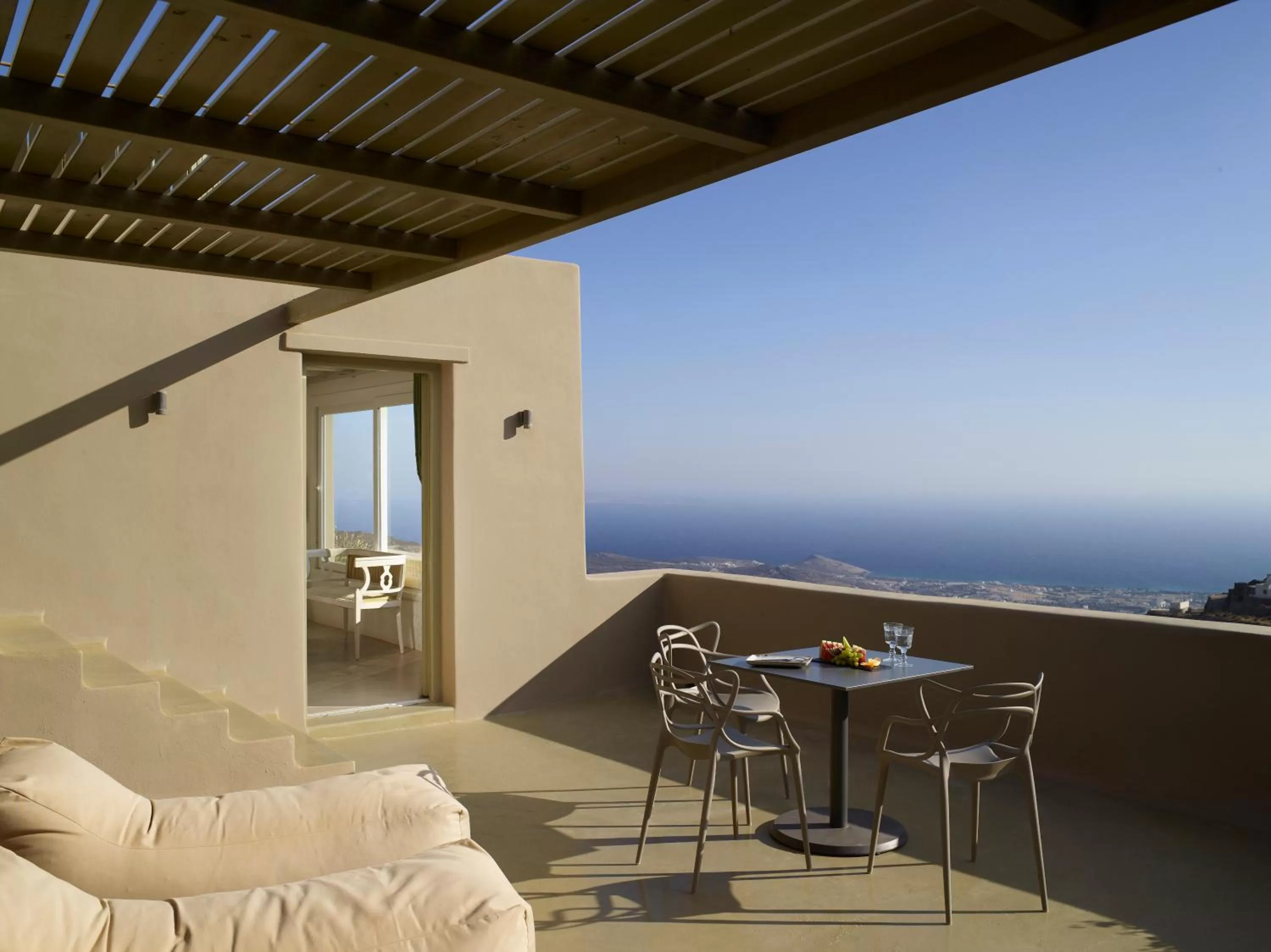 Patio in Aeolis Tinos Suites