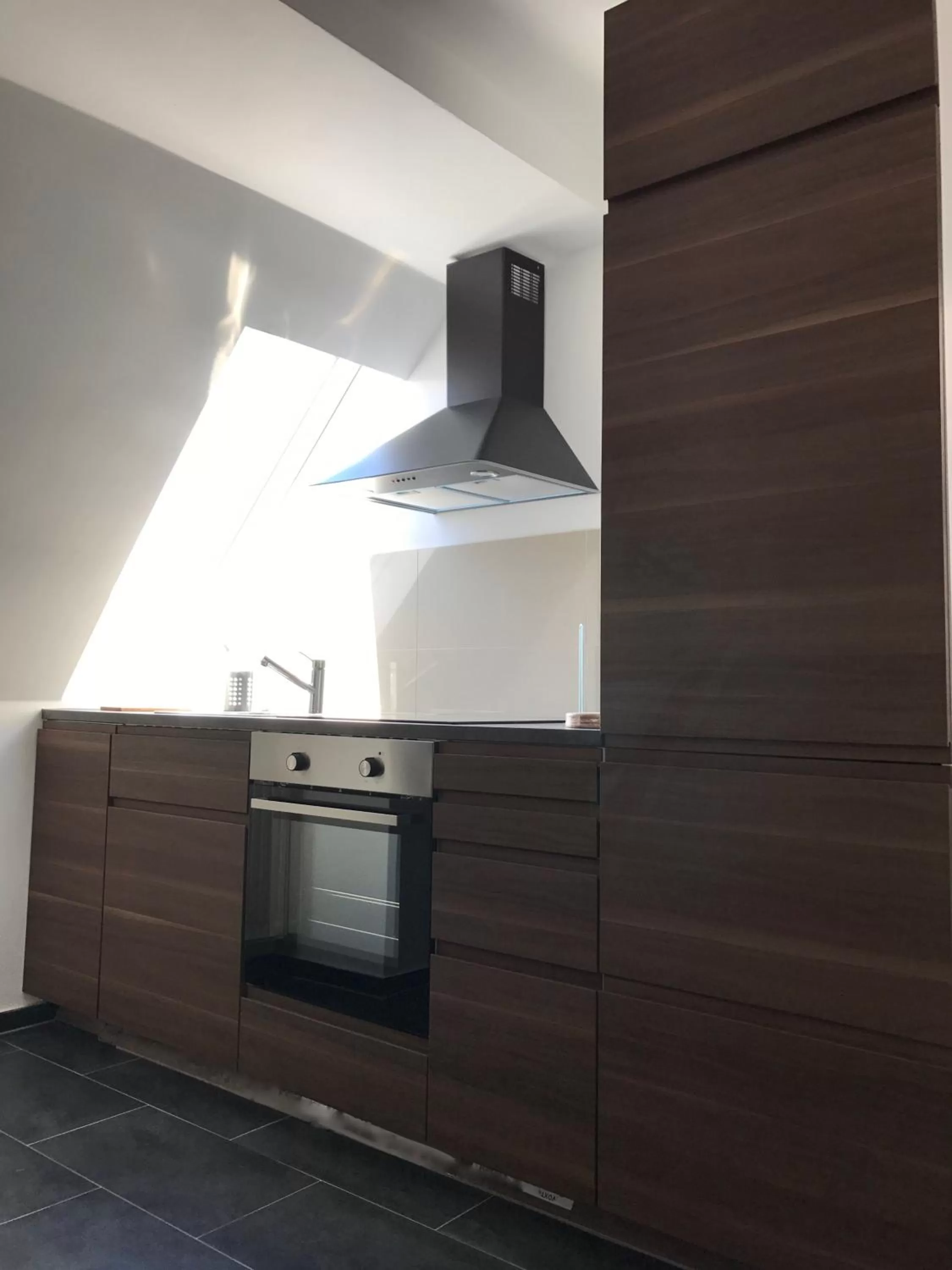 Kitchen or kitchenette in Hotel Langhans