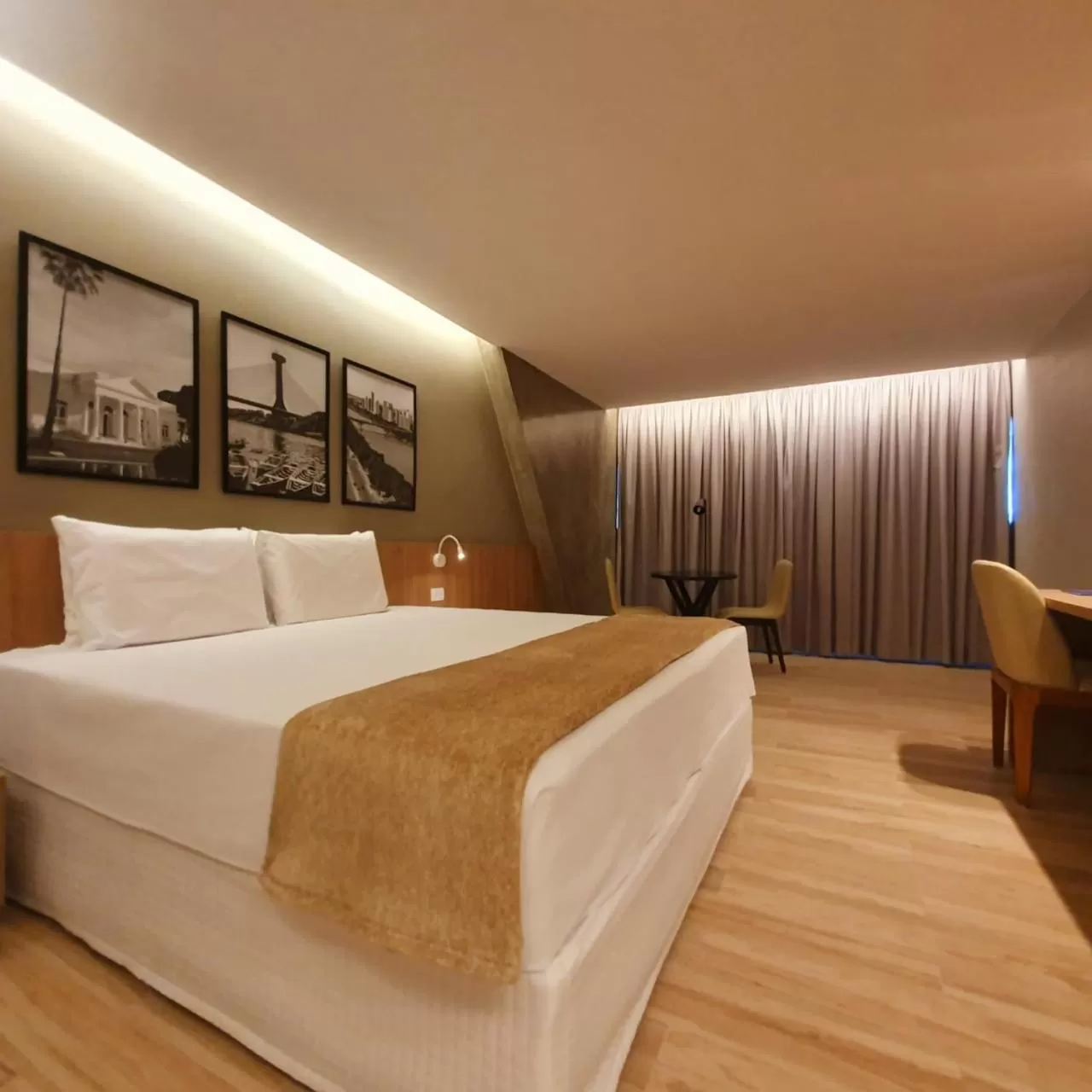 Bed in Blue Tree Towers Rio Poty