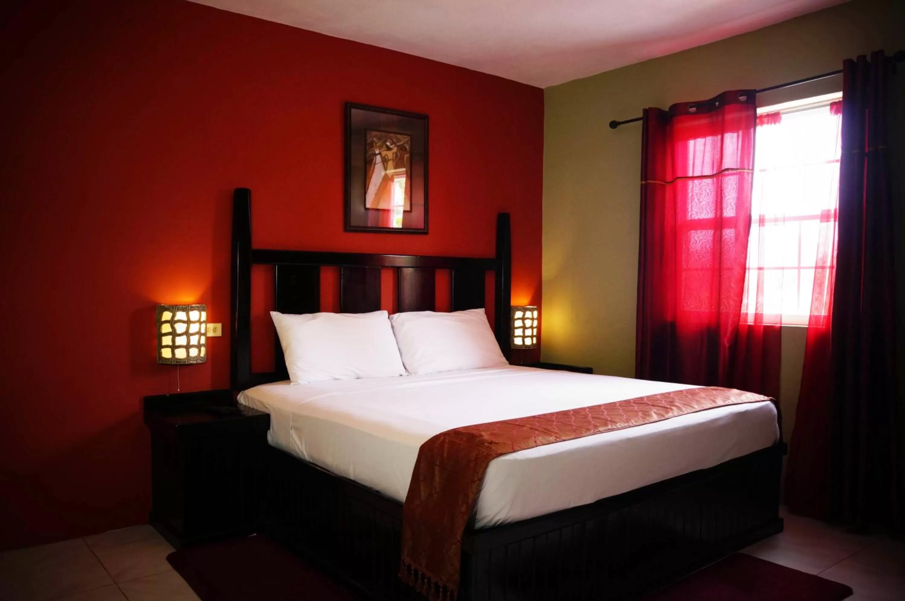 Bed in Hotel Tim Bamboo