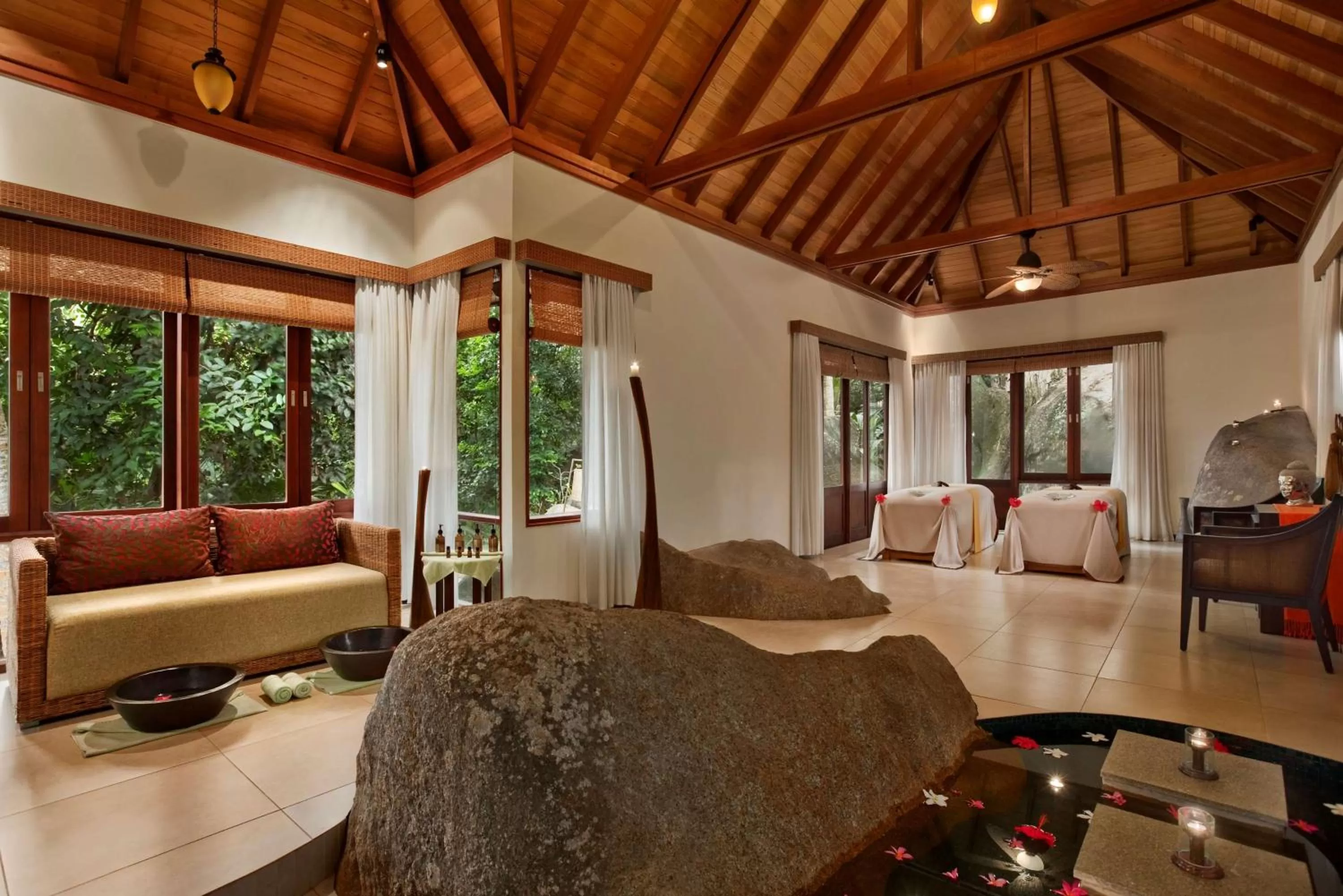 Spa and wellness centre/facilities in Hilton Seychelles Labriz Resort & Spa
