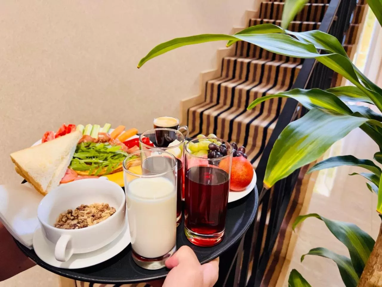 Breakfast in Bristol Hotel Tashkent