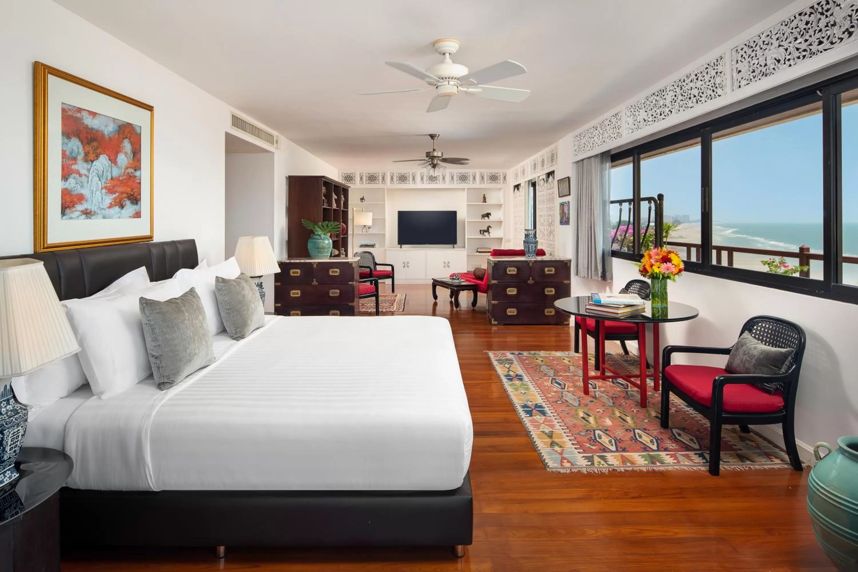 Photo of the whole room, Bed in Anantara Hua Hin Resort