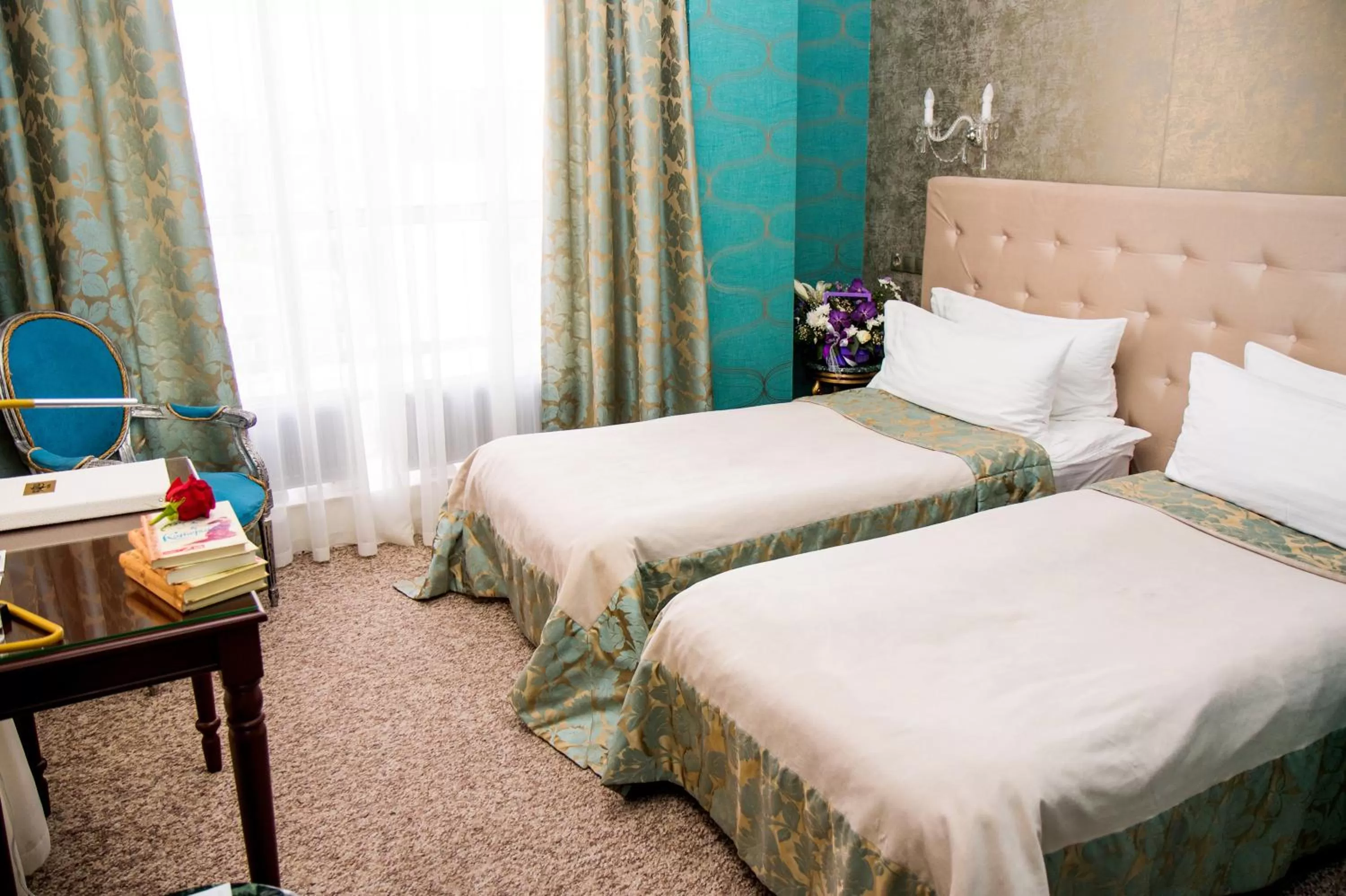 Bed in Boutique Spa Casino Hotel Lybid Plaza